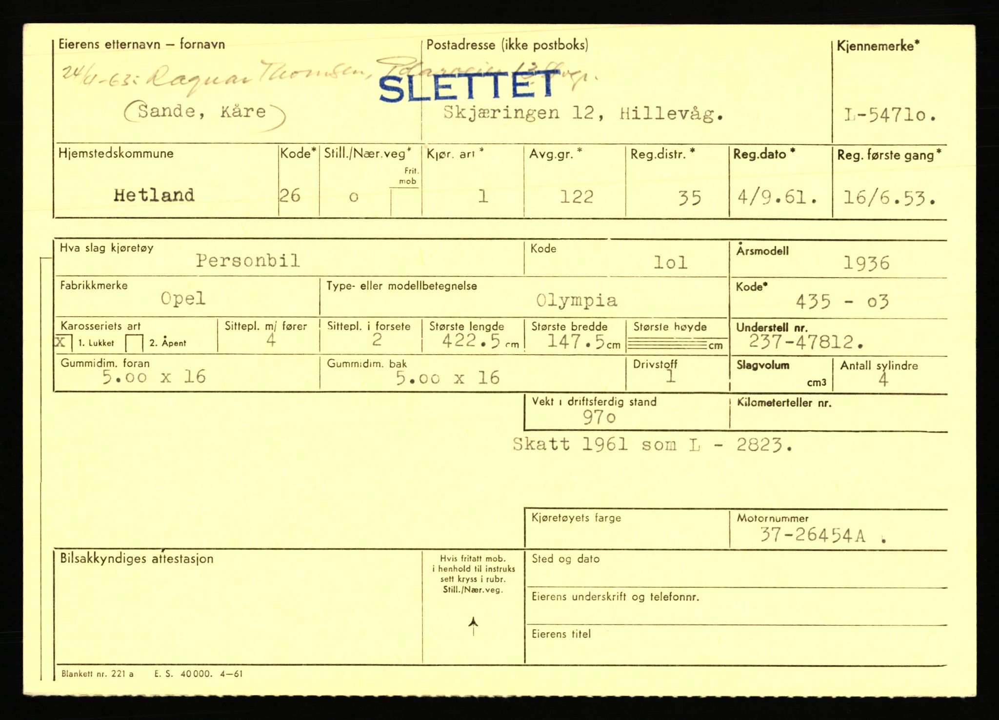 Stavanger trafikkstasjon, AV/SAST-A-101942/0/F/L0054: L-54200 - L-55699, 1930-1971, p. 1069