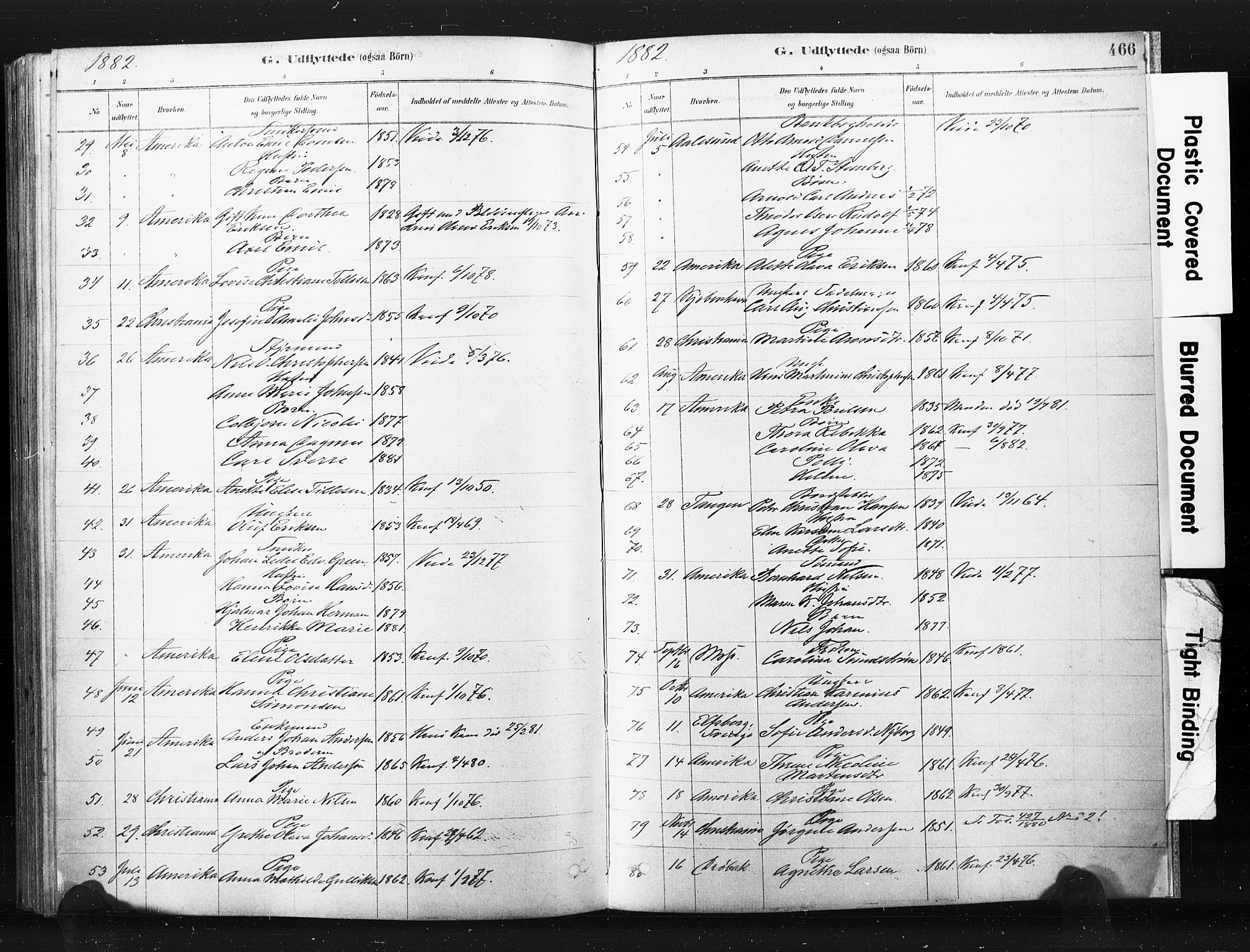 Bragernes kirkebøker, AV/SAKO-A-6/F/Fb/L0006b: Parish register (official) no. II 6B, 1878-1885, p. 466