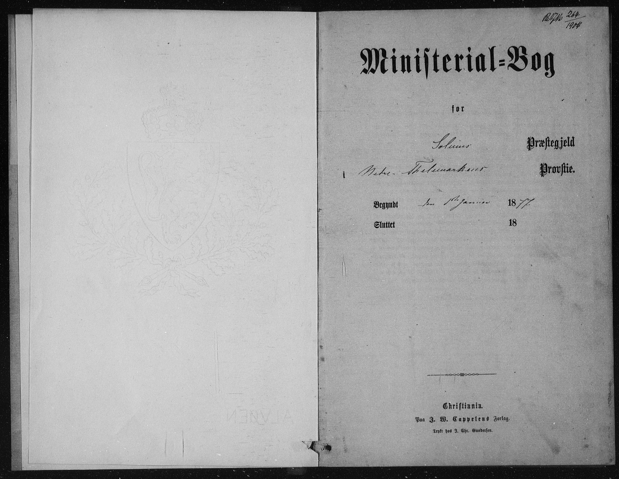 Solum kirkebøker, AV/SAKO-A-306/G/Ga/L0005: Parish register (copy) no. I 5, 1877-1881