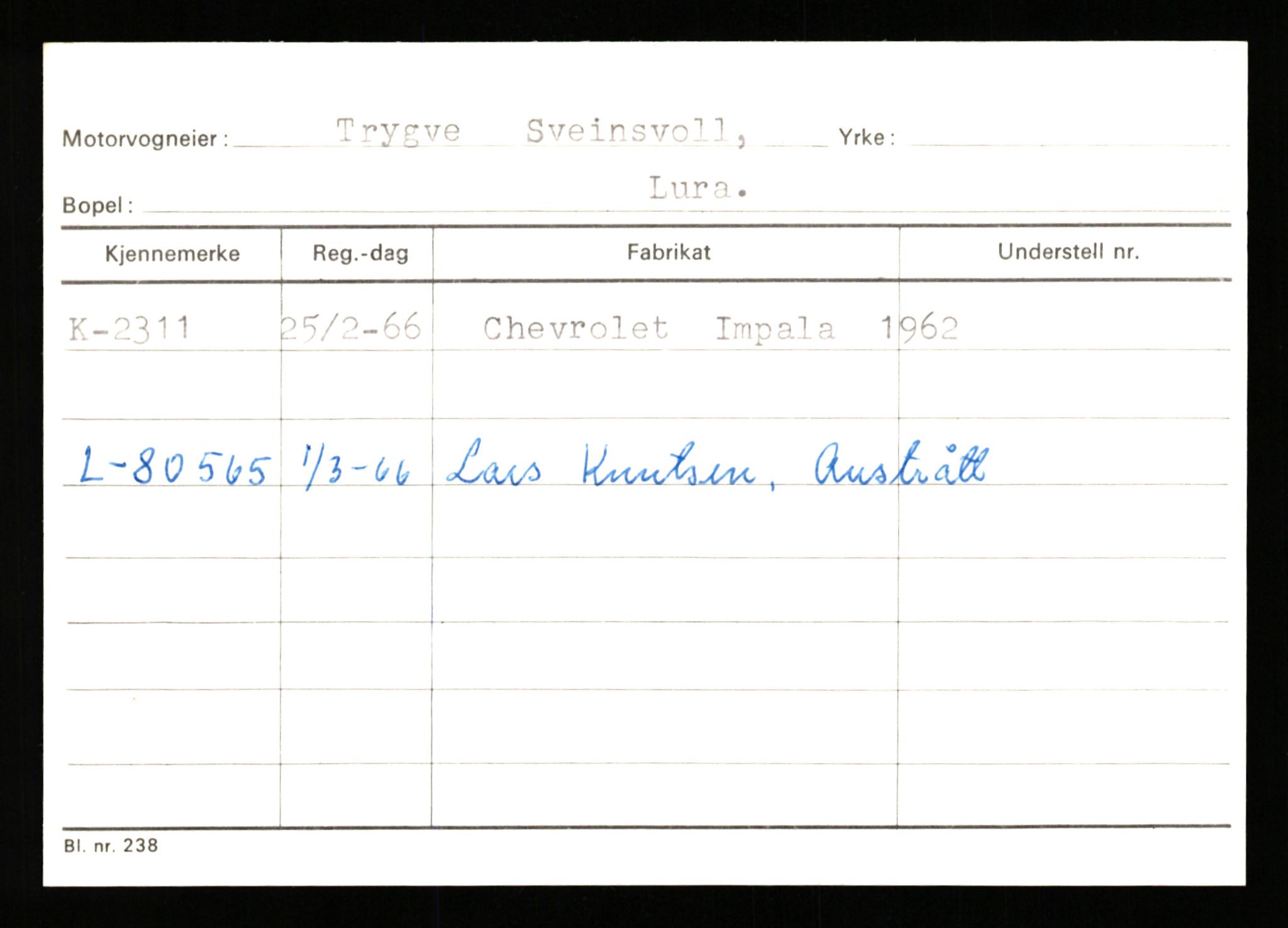 Stavanger trafikkstasjon, AV/SAST-A-101942/0/G/L0001: Registreringsnummer: 0 - 5782, 1930-1971, p. 1557