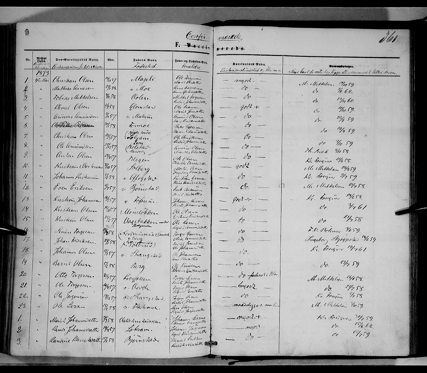 Øyer prestekontor, AV/SAH-PREST-084/H/Ha/Haa/L0006: Parish register (official) no. 6, 1858-1874, p. 361