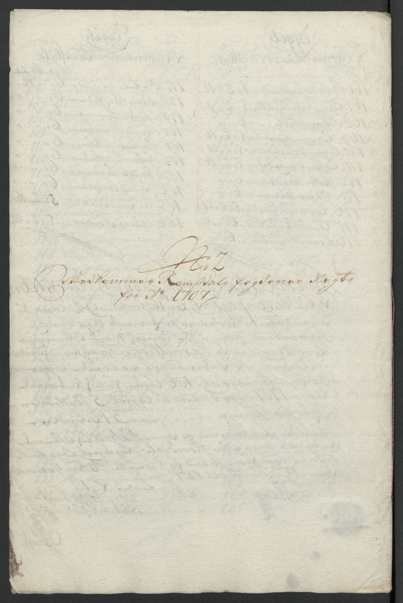 Rentekammeret inntil 1814, Reviderte regnskaper, Fogderegnskap, RA/EA-4092/R55/L3658: Fogderegnskap Romsdal, 1707-1708, p. 77