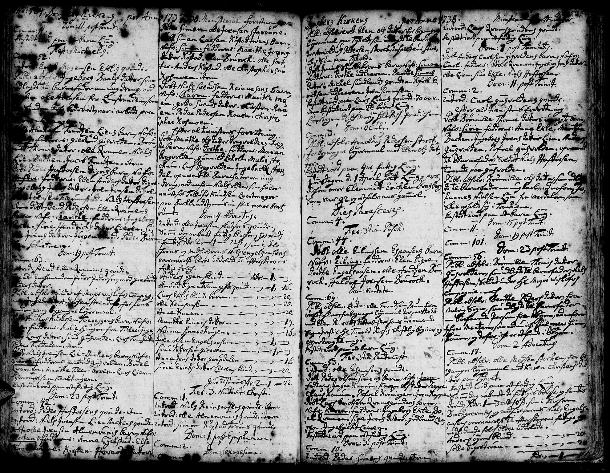 Ministerialprotokoller, klokkerbøker og fødselsregistre - Sør-Trøndelag, SAT/A-1456/606/L0278: Parish register (official) no. 606A01 /4, 1727-1780, p. 524-525