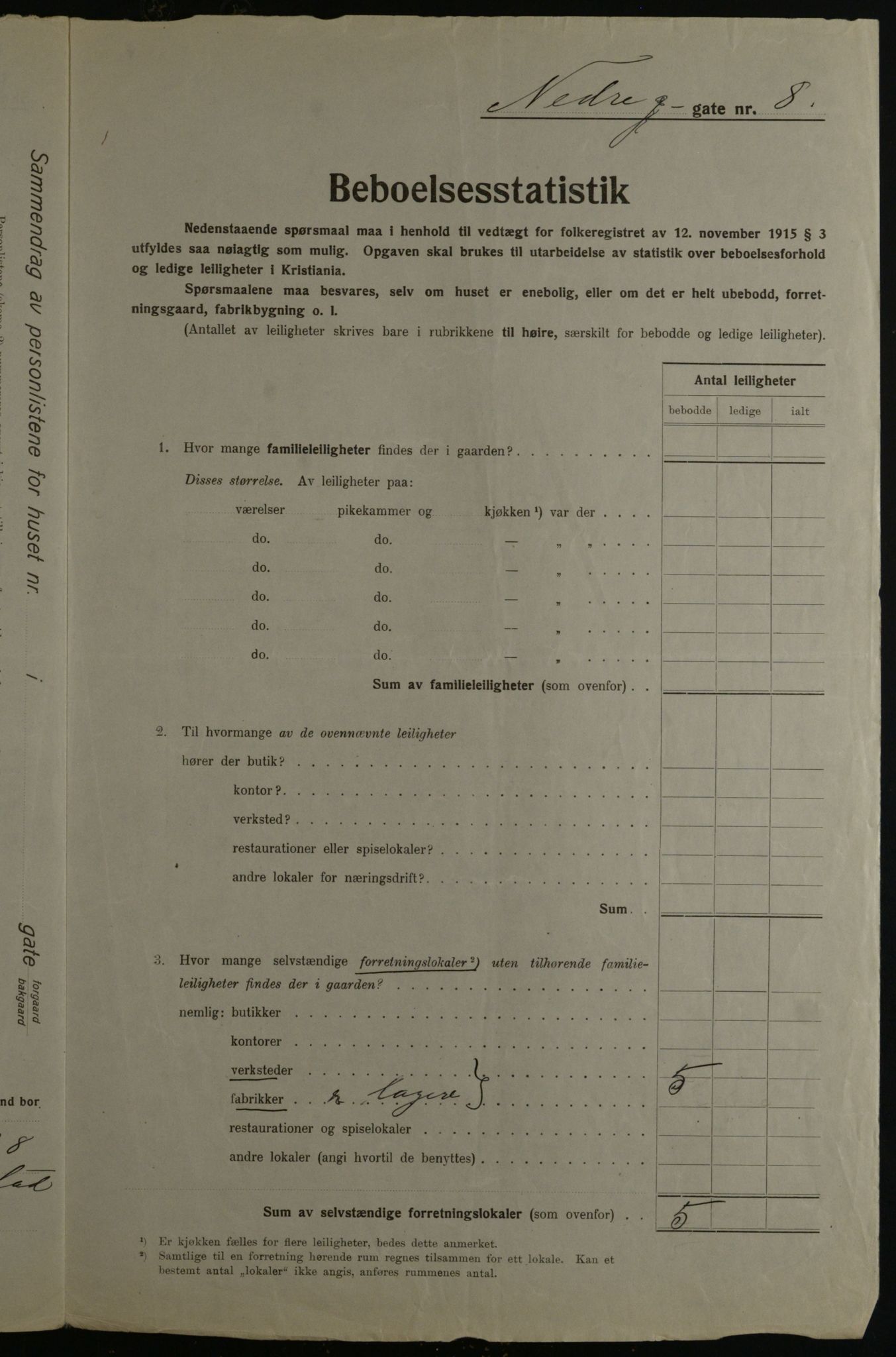 OBA, Municipal Census 1923 for Kristiania, 1923, p. 76164