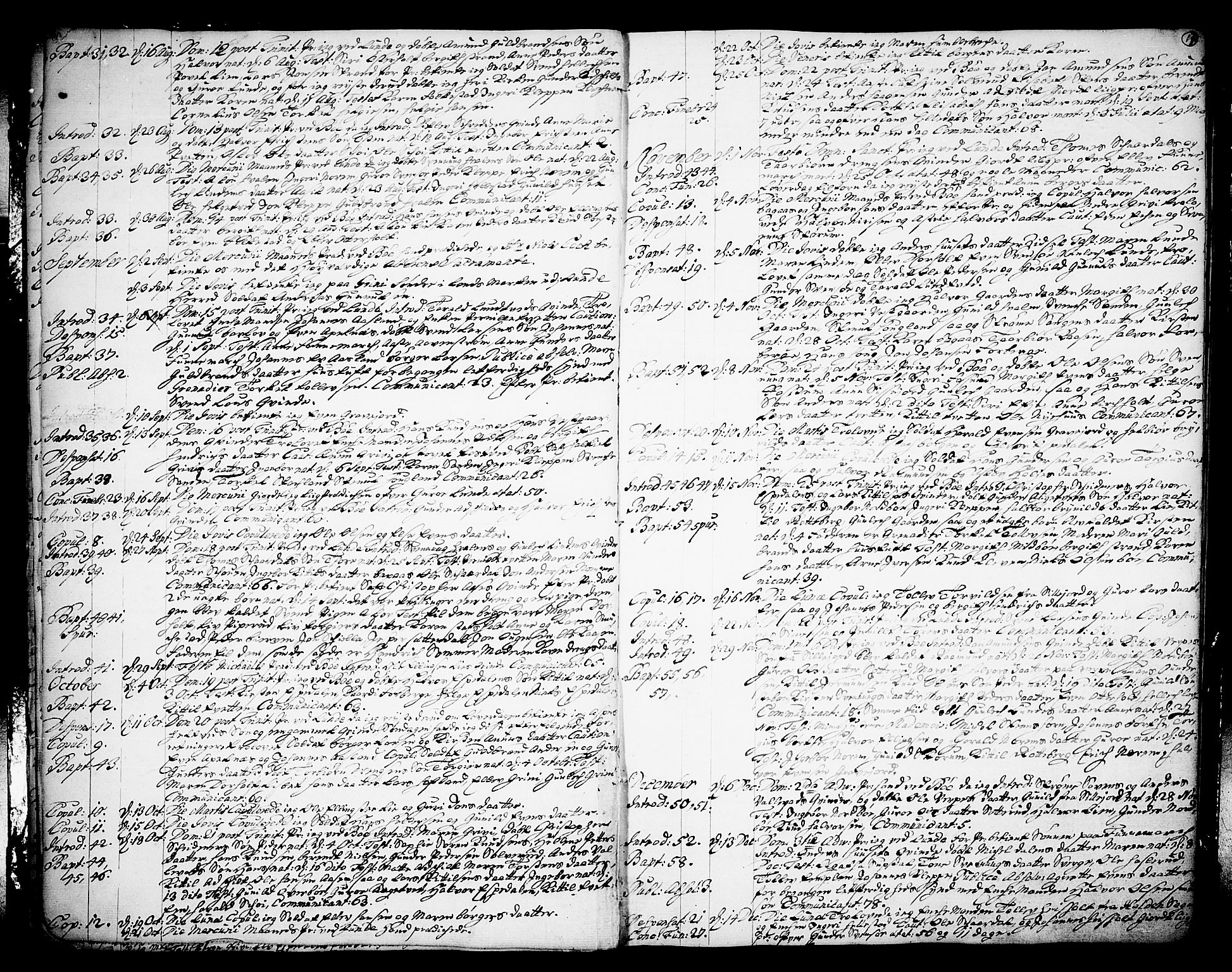 Bø kirkebøker, SAKO/A-257/F/Fa/L0003: Parish register (official) no. 3, 1733-1748, p. 17