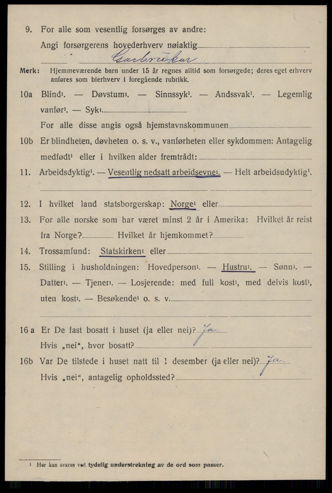 SAT, 1920 census for Haram, 1920, p. 976