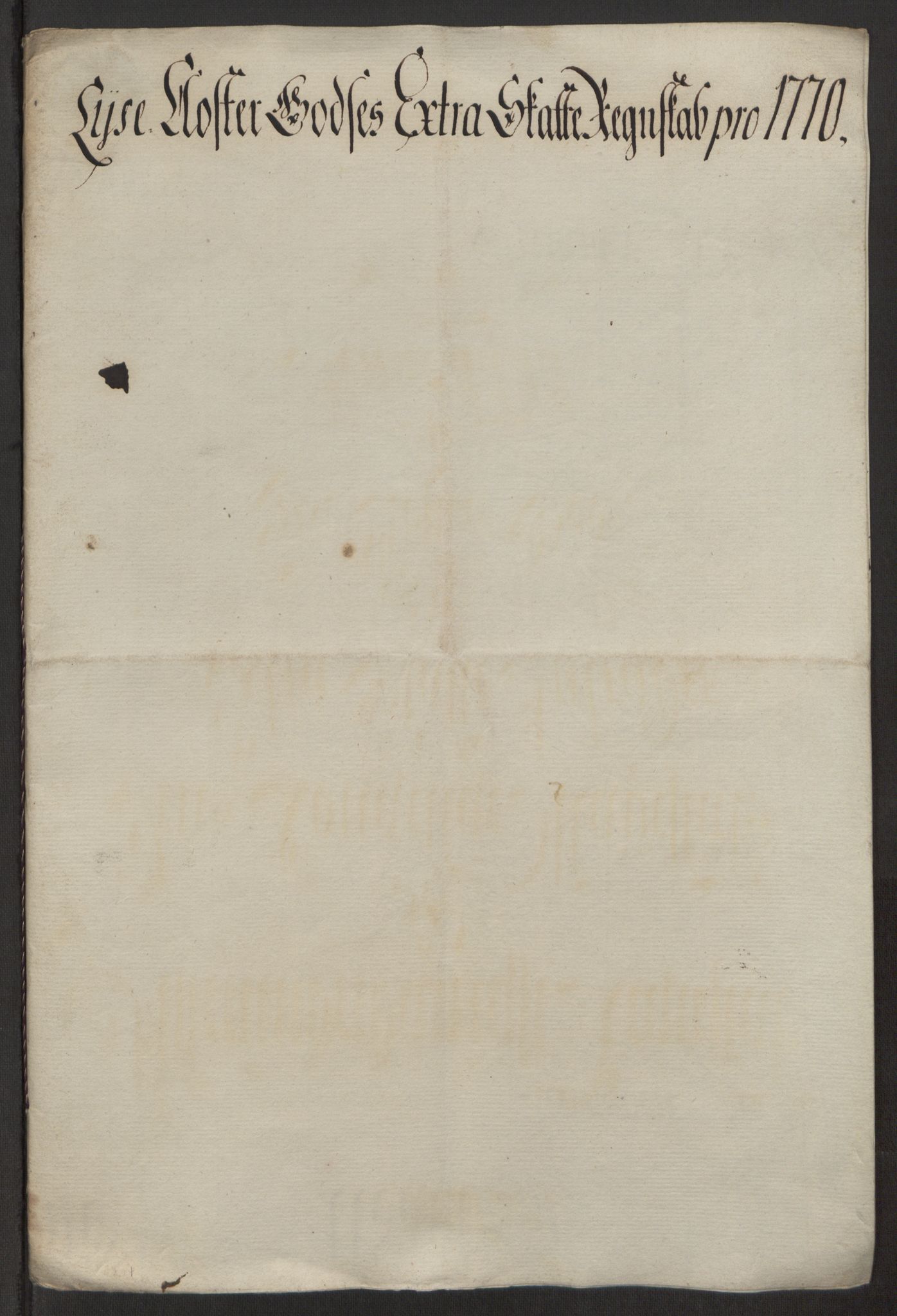 Rentekammeret inntil 1814, Reviderte regnskaper, Fogderegnskap, AV/RA-EA-4092/R50/L3180: Ekstraskatten Lyse kloster, 1762-1783, p. 233