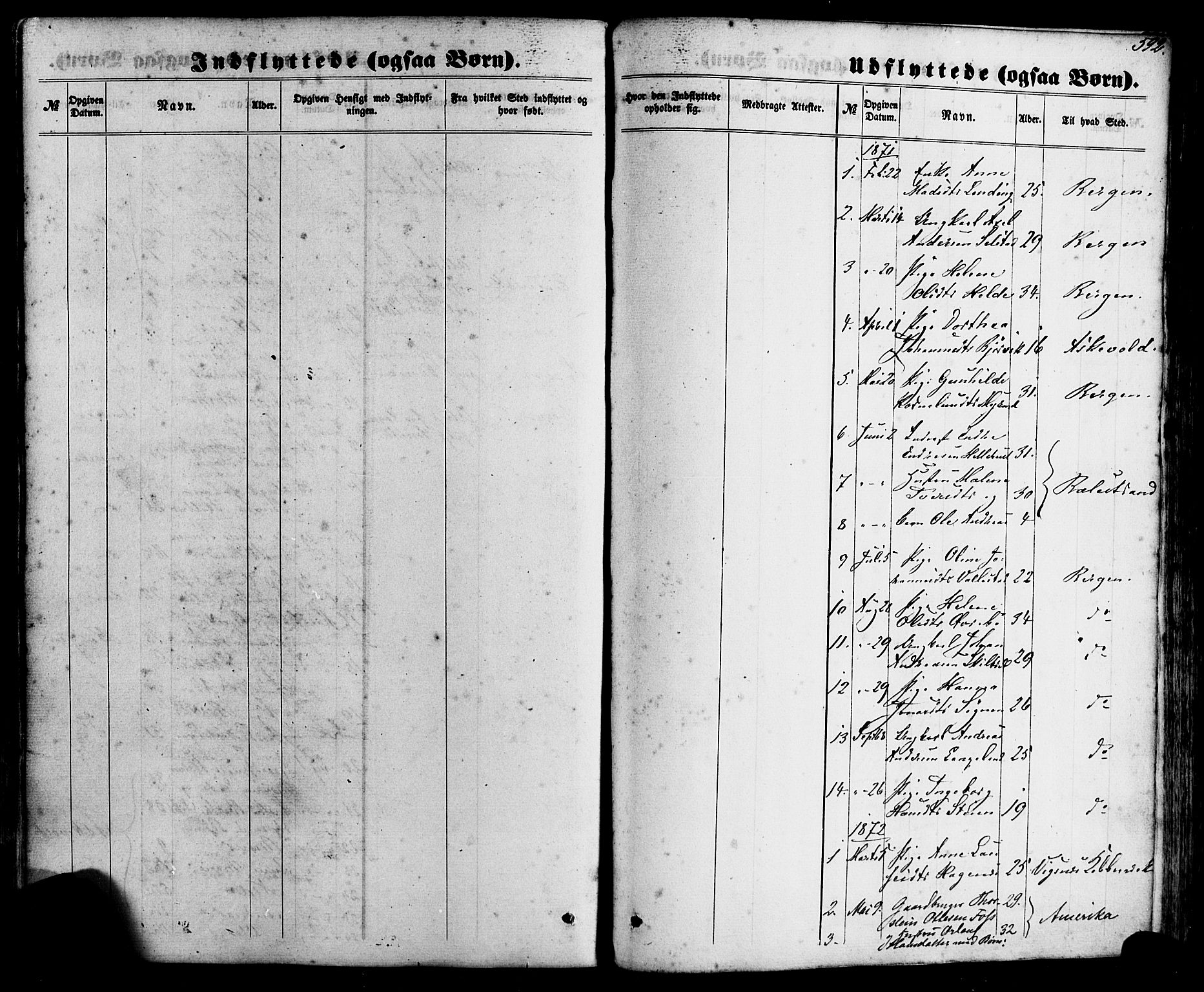 Gaular sokneprestembete, SAB/A-80001/H/Haa: Parish register (official) no. A 5, 1860-1881, p. 592