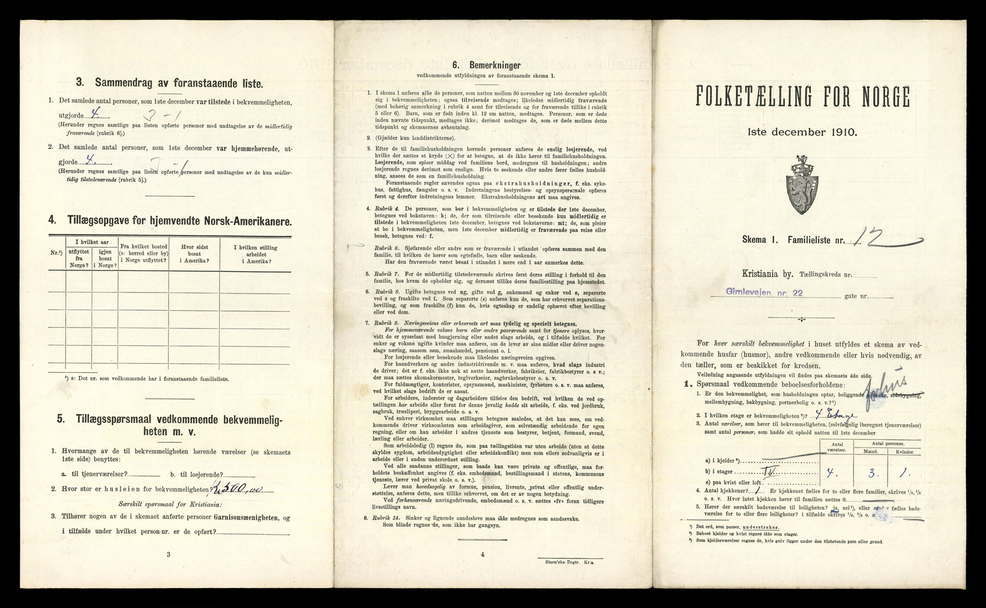 RA, 1910 census for Kristiania, 1910, p. 28245