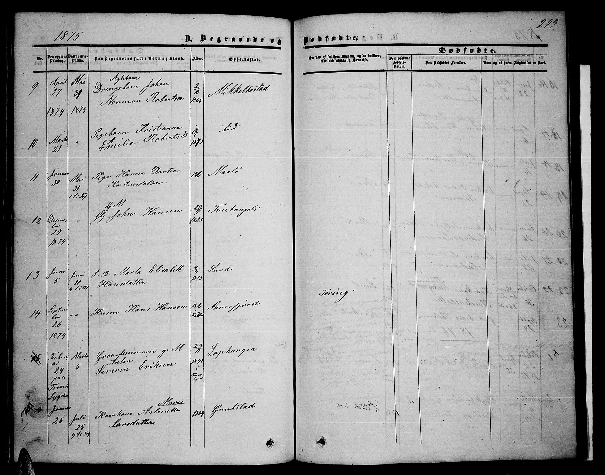 Ministerialprotokoller, klokkerbøker og fødselsregistre - Nordland, AV/SAT-A-1459/857/L0827: Parish register (copy) no. 857C02, 1852-1879, p. 299