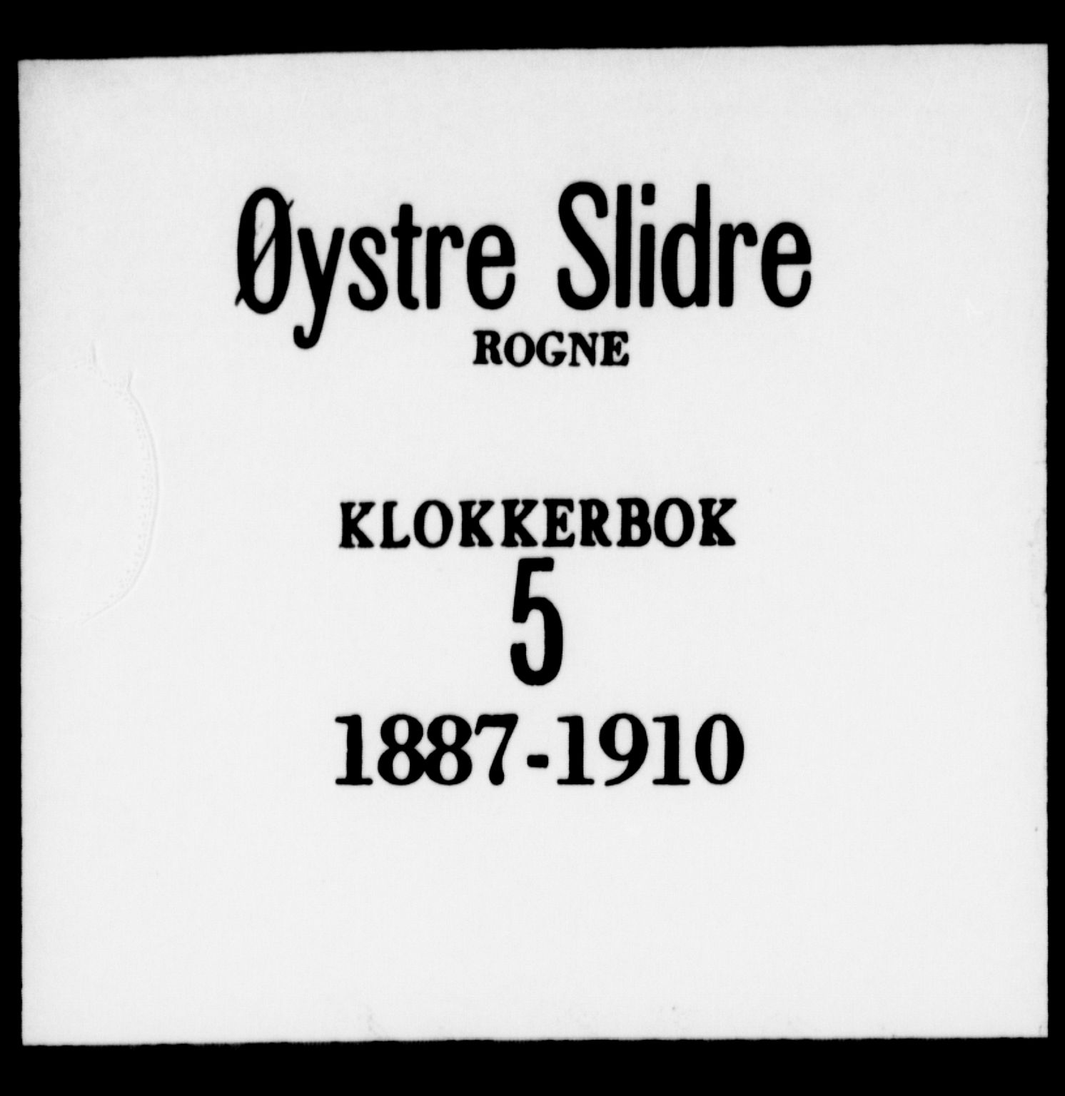 Øystre Slidre prestekontor, SAH/PREST-138/H/Ha/Hab/L0005: Parish register (copy) no. 5, 1887-1910