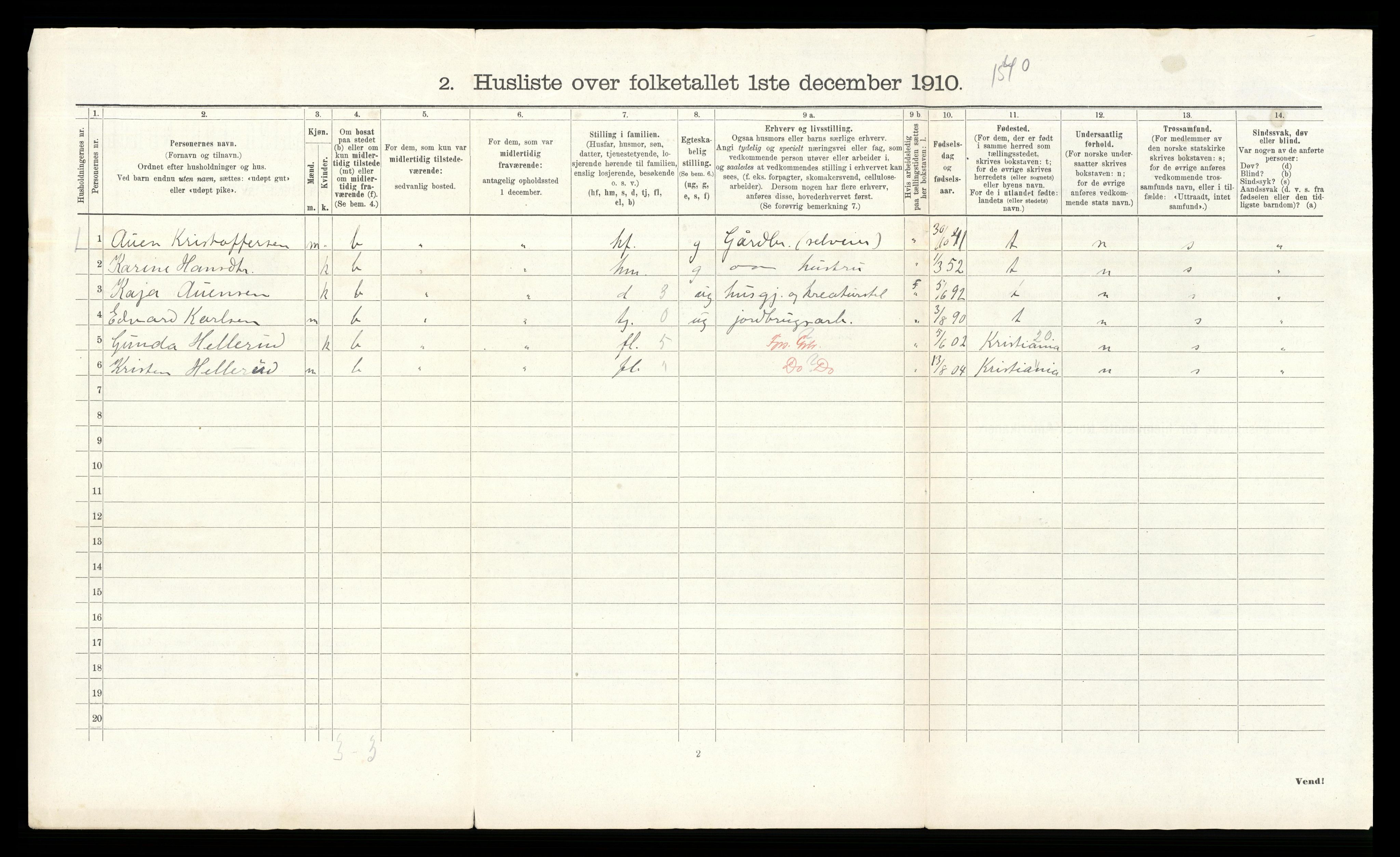 RA, 1910 census for Modum, 1910, p. 759