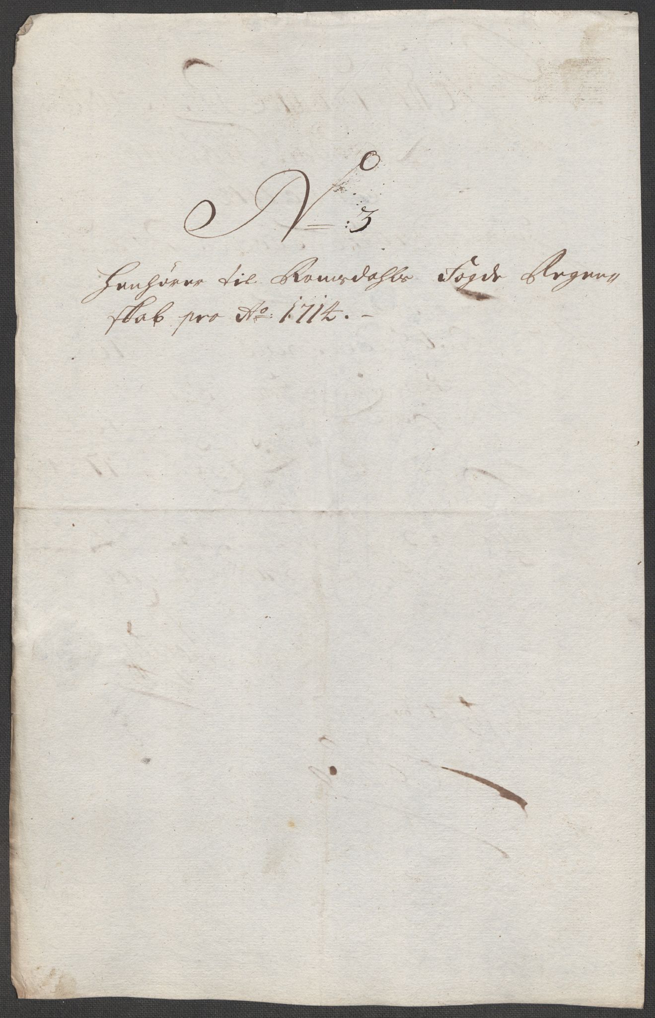 Rentekammeret inntil 1814, Reviderte regnskaper, Fogderegnskap, AV/RA-EA-4092/R55/L3662: Fogderegnskap Romsdal, 1713-1714, p. 358