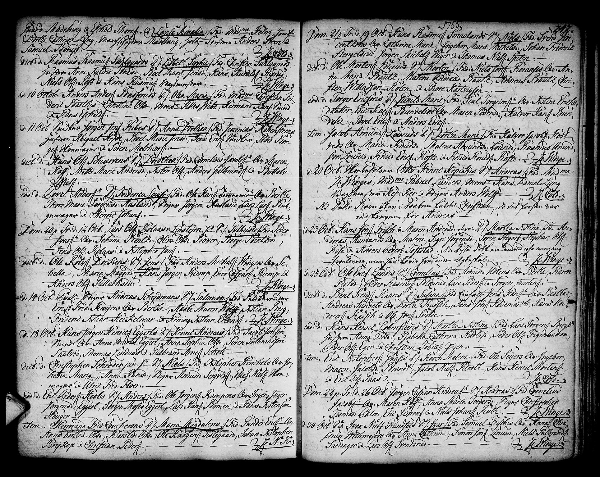 Kongsberg kirkebøker, SAKO/A-22/F/Fa/L0003: Parish register (official) no. I 3, 1744-1755, p. 242