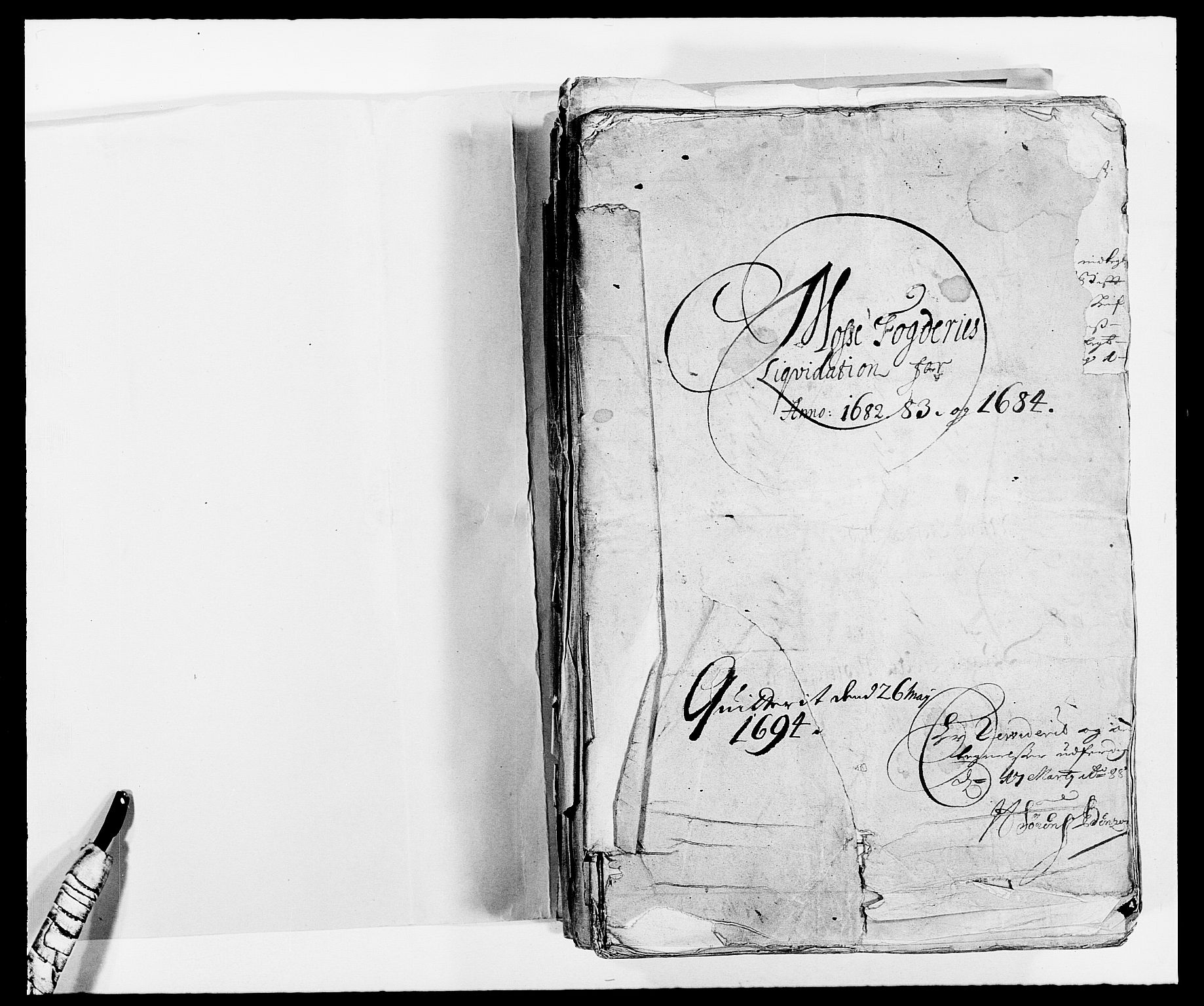 Rentekammeret inntil 1814, Reviderte regnskaper, Fogderegnskap, AV/RA-EA-4092/R02/L0104: Fogderegnskap Moss og Verne kloster, 1682-1684, p. 2