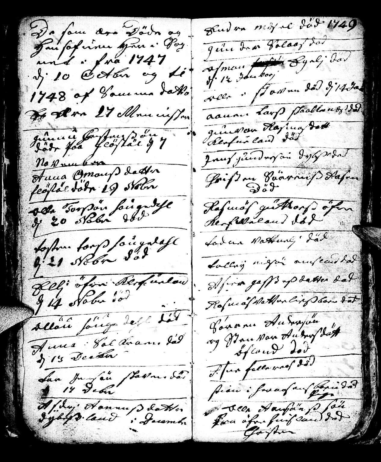 Bjelland sokneprestkontor, AV/SAK-1111-0005/F/Fb/Fbb/L0001: Parish register (copy) no. B 1, 1732-1782, p. 25
