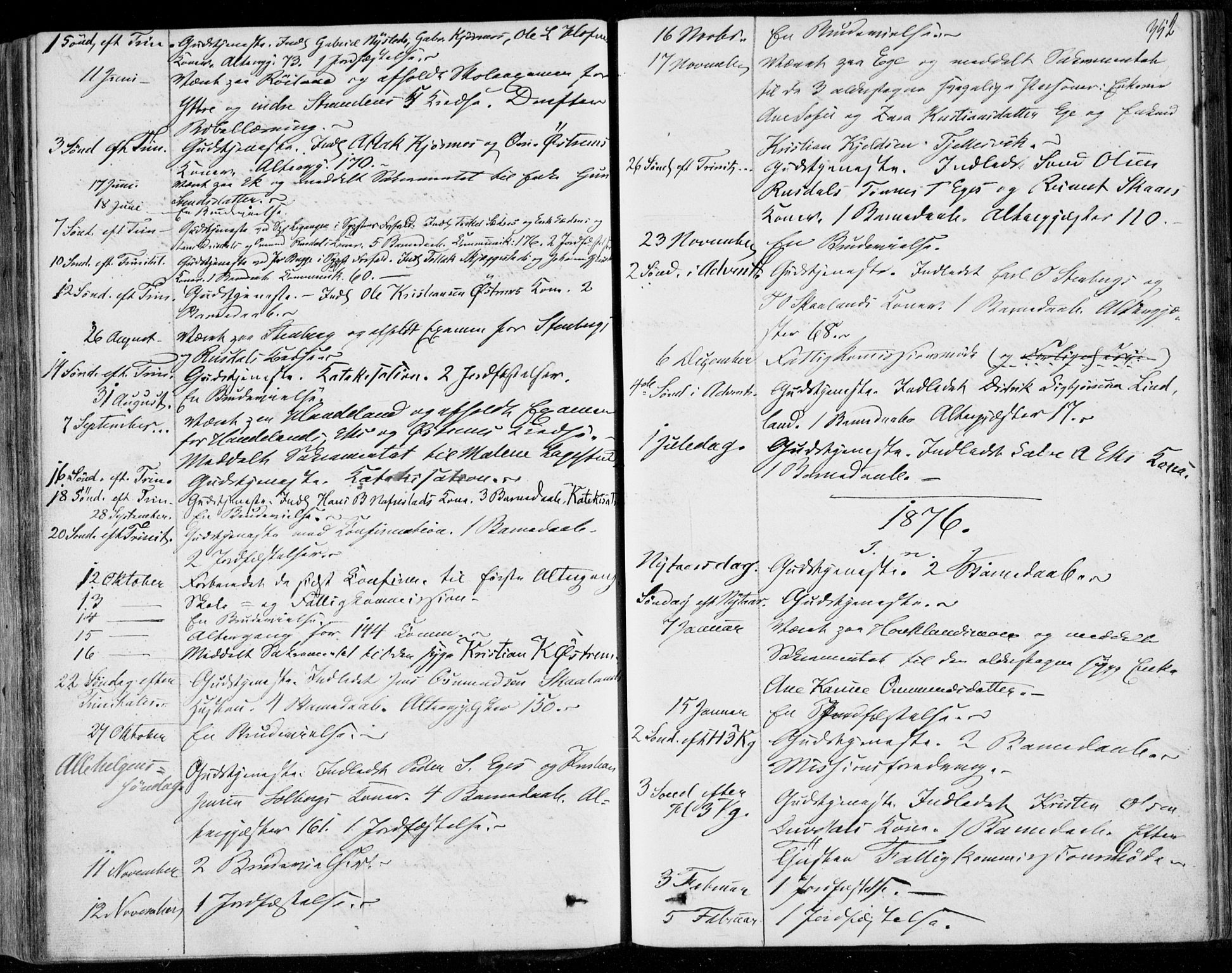 Lund sokneprestkontor, AV/SAST-A-101809/S06/L0009: Parish register (official) no. A 8, 1853-1877, p. 352