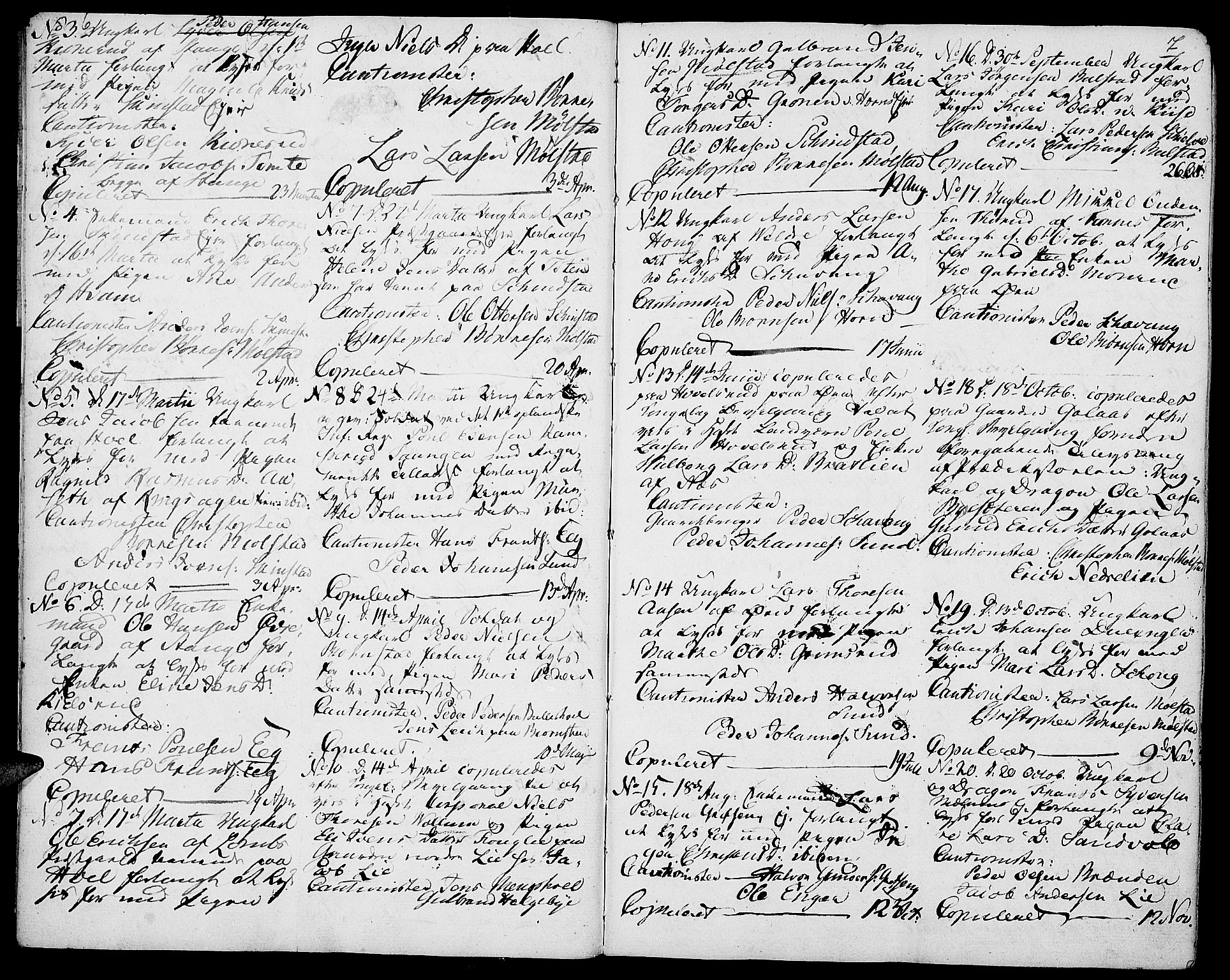 Nes prestekontor, Hedmark, AV/SAH-PREST-020/K/Ka/L0001: Parish register (official) no. 1, 1802-1814, p. 6-7