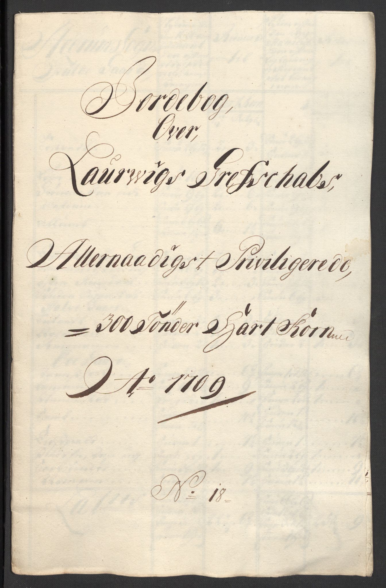 Rentekammeret inntil 1814, Reviderte regnskaper, Fogderegnskap, RA/EA-4092/R33/L1981: Fogderegnskap Larvik grevskap, 1709-1710, p. 155
