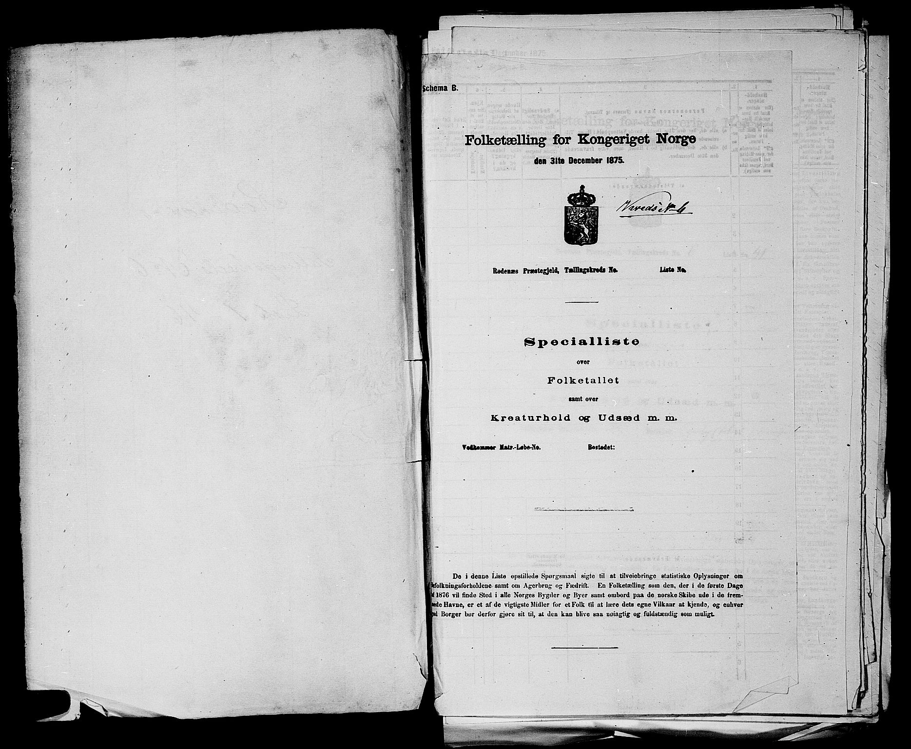 RA, 1875 census for 0120P Rødenes, 1875, p. 799