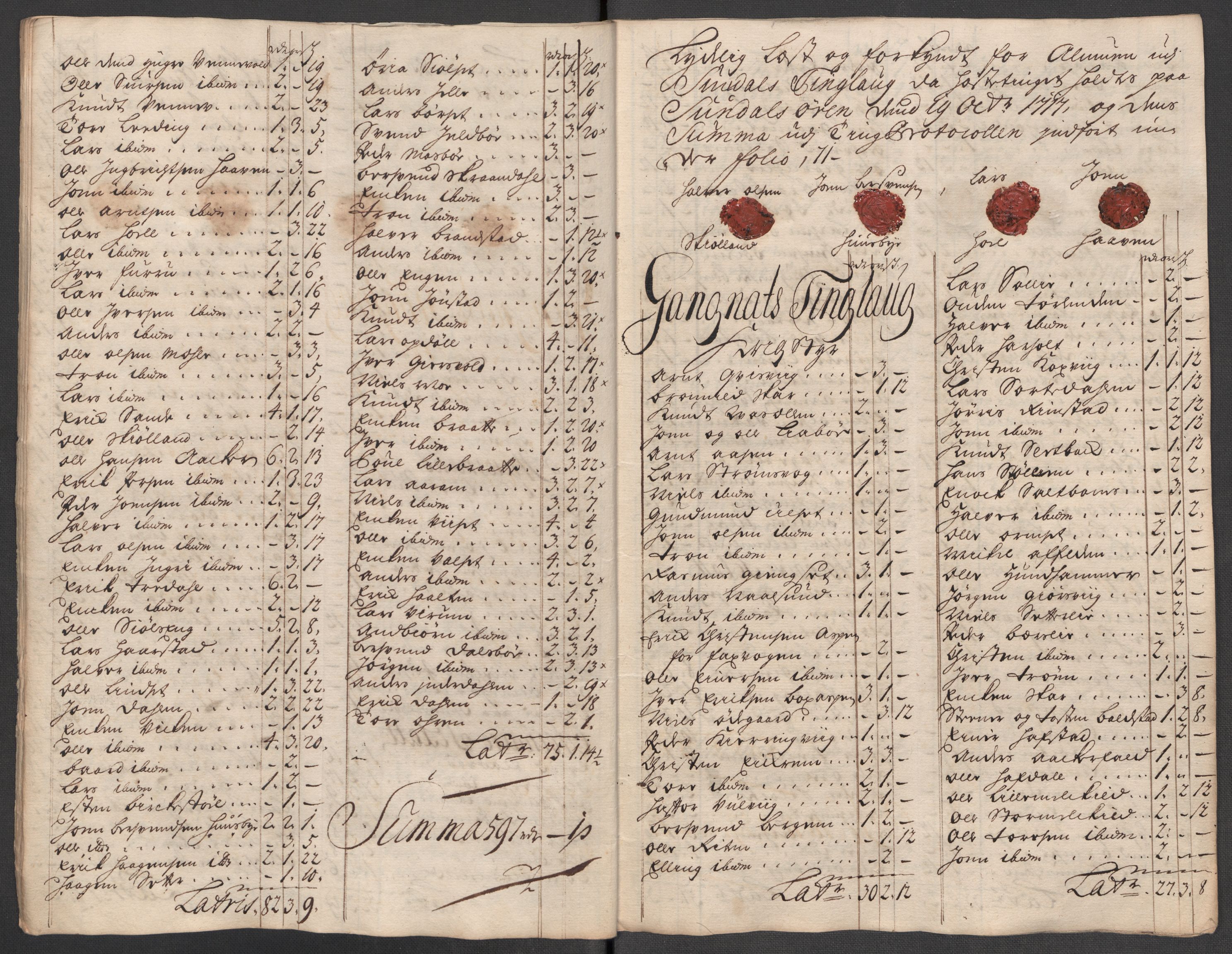 Rentekammeret inntil 1814, Reviderte regnskaper, Fogderegnskap, RA/EA-4092/R56/L3750: Fogderegnskap Nordmøre, 1717, p. 280