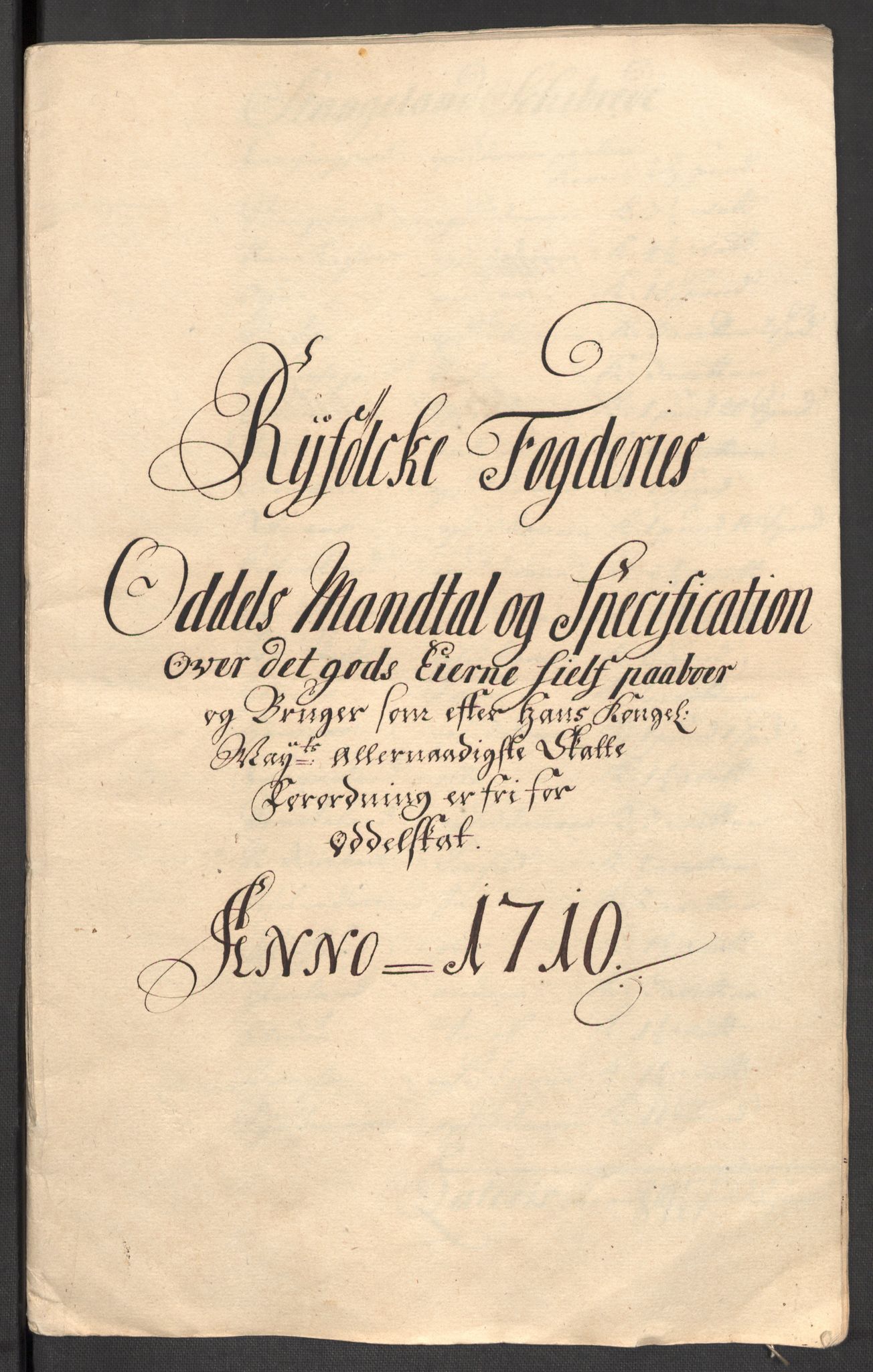 Rentekammeret inntil 1814, Reviderte regnskaper, Fogderegnskap, AV/RA-EA-4092/R47/L2862: Fogderegnskap Ryfylke, 1710, p. 63