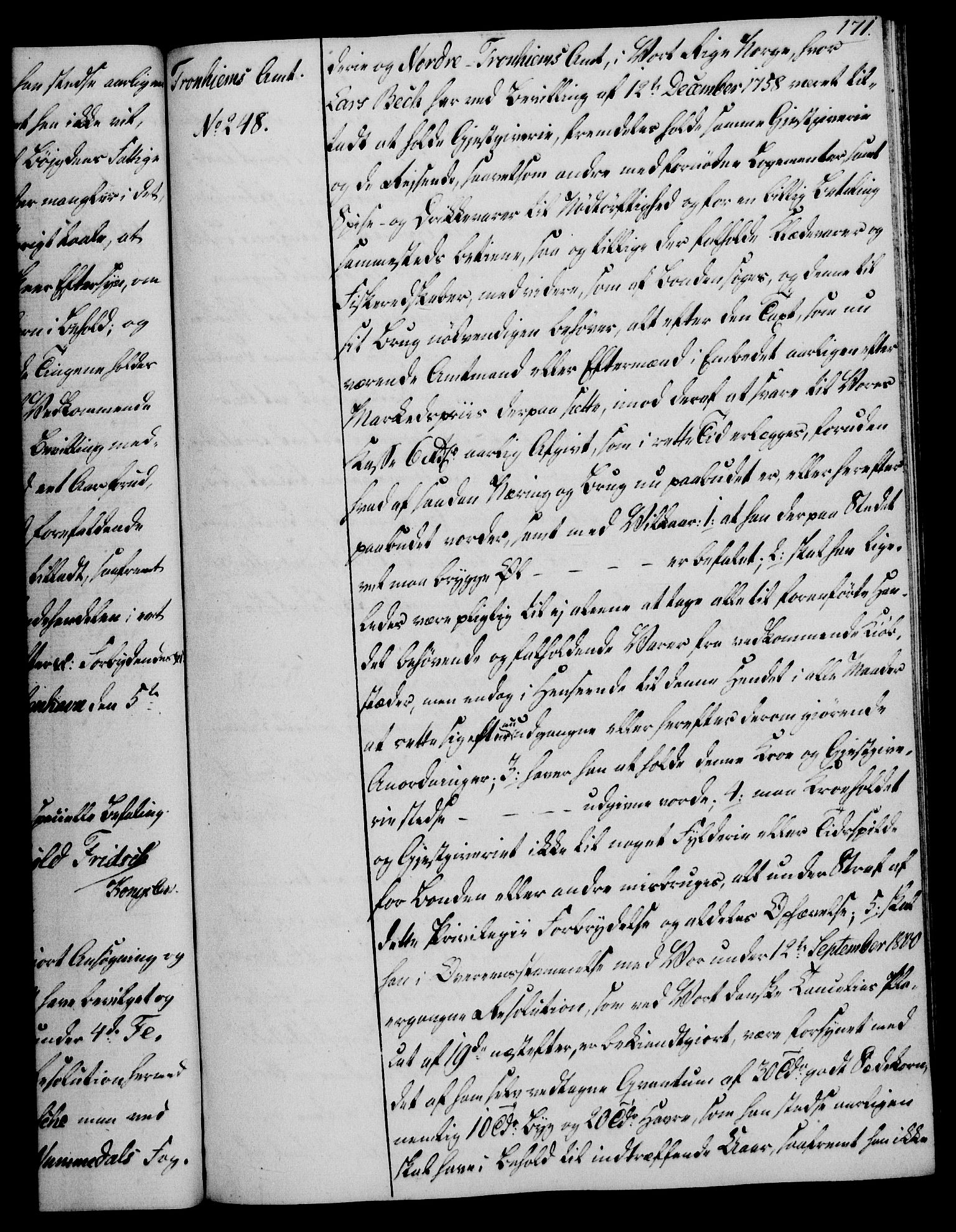 Rentekammeret, Kammerkanselliet, RA/EA-3111/G/Gg/Gga/L0018: Norsk ekspedisjonsprotokoll med register (merket RK 53.18), 1804-1806, p. 171