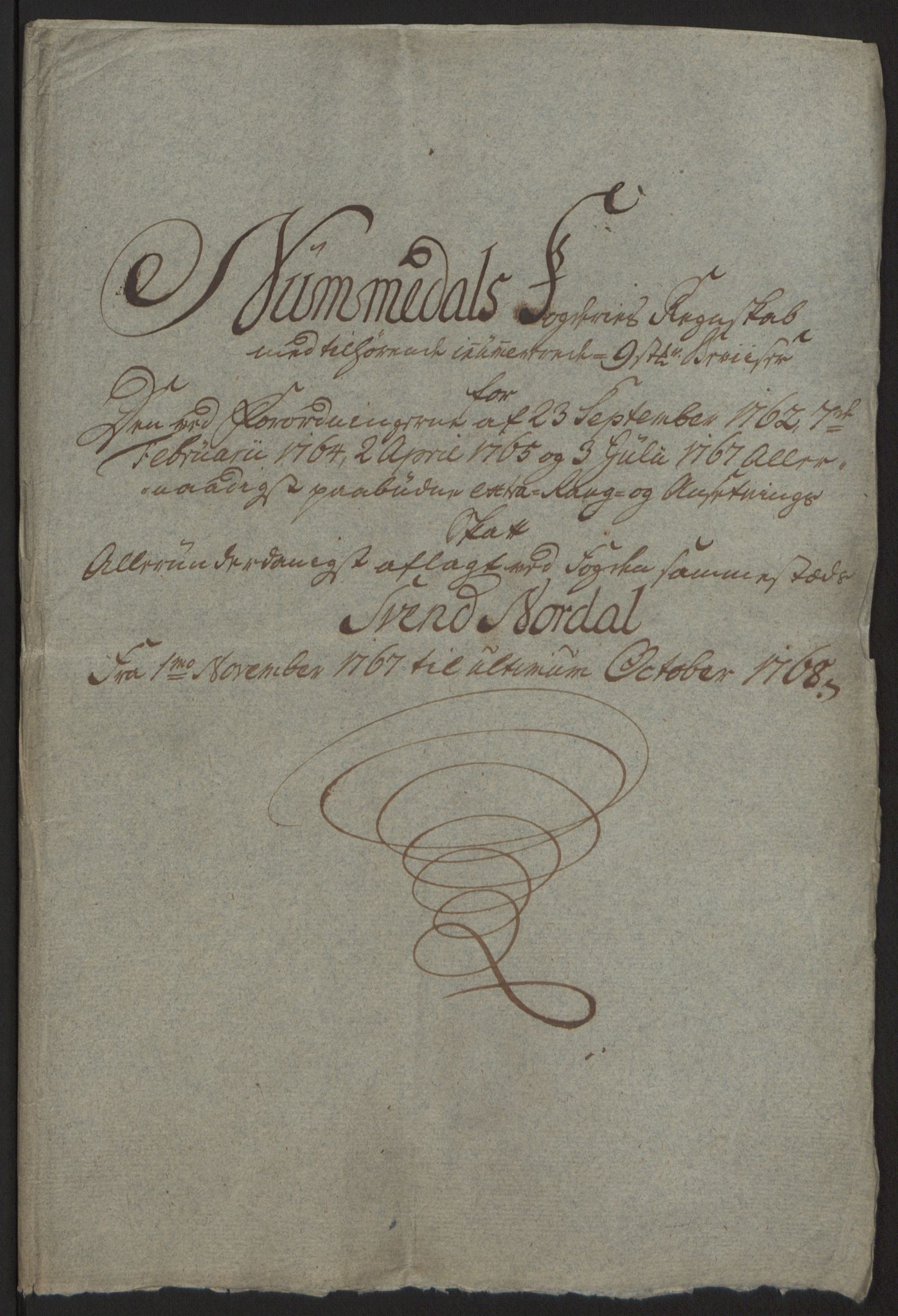 Rentekammeret inntil 1814, Reviderte regnskaper, Fogderegnskap, RA/EA-4092/R64/L4502: Ekstraskatten Namdal, 1762-1772, p. 256