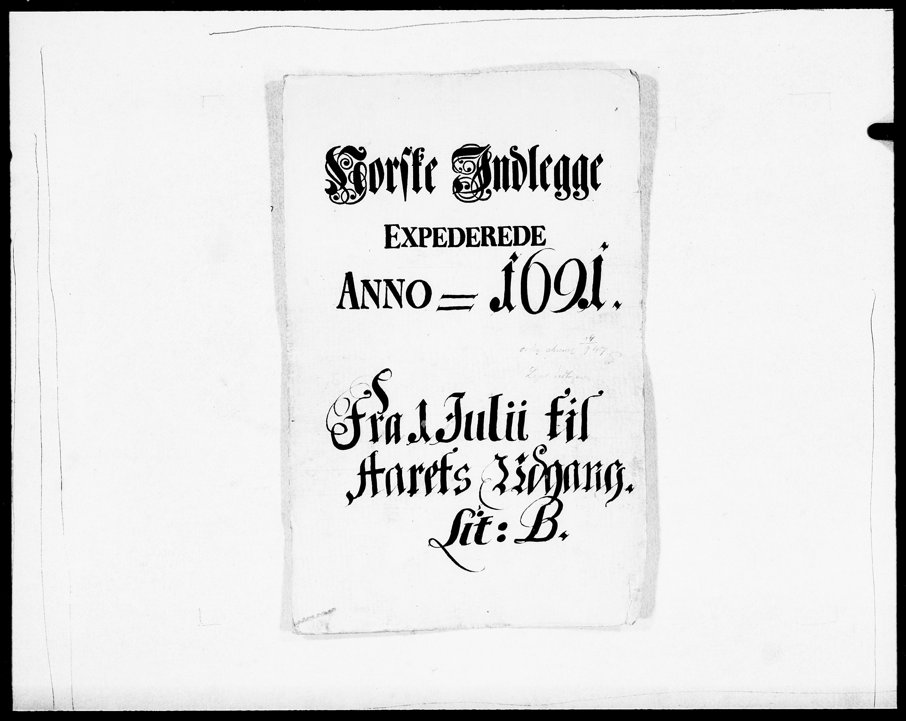 Danske Kanselli 1572-1799, AV/RA-EA-3023/F/Fc/Fcc/Fcca/L0044: Norske innlegg 1572-1799, 1690-1691, p. 283