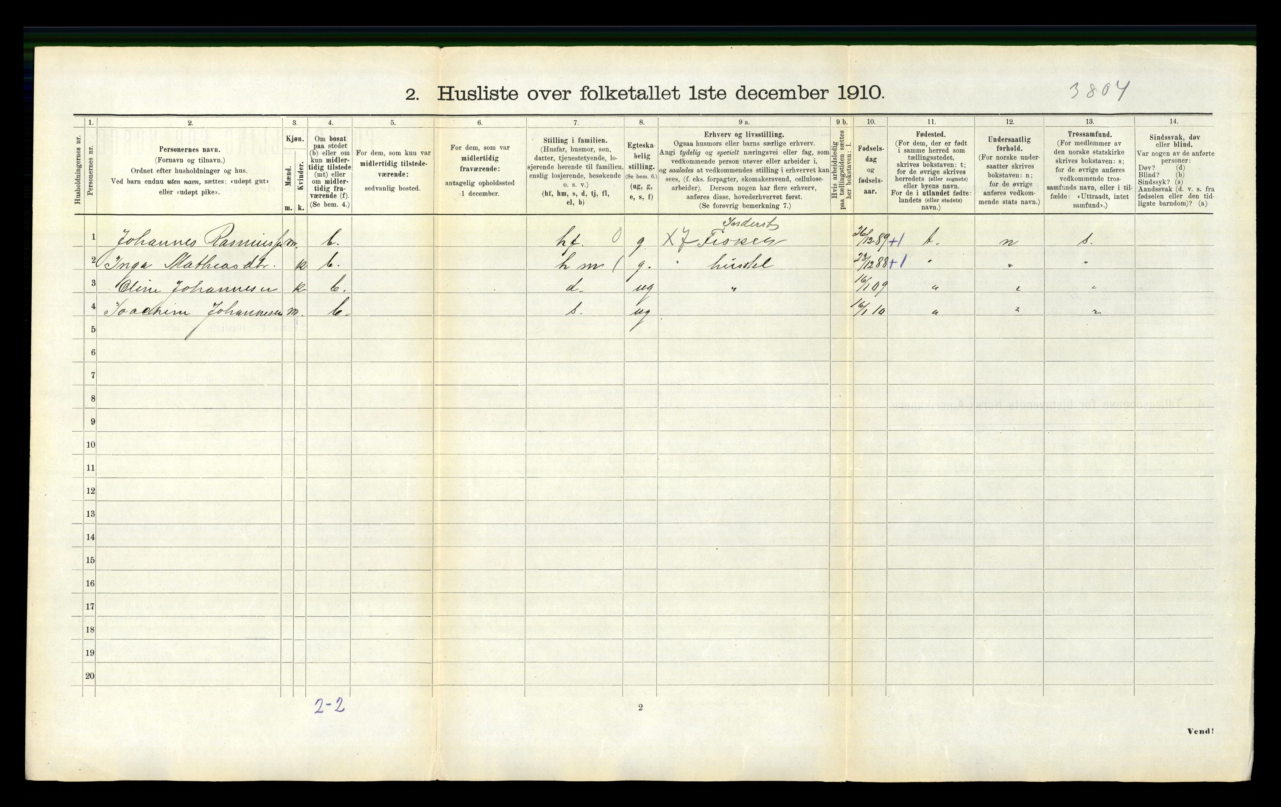 RA, 1910 census for Herøy, 1910, p. 629