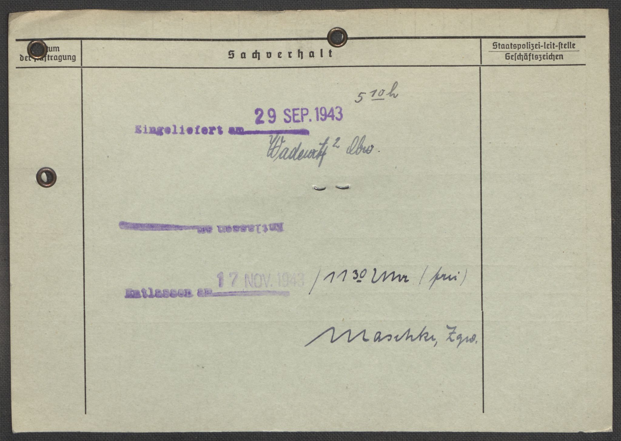Befehlshaber der Sicherheitspolizei und des SD, RA/RAFA-5969/E/Ea/Eaa/L0009: Register over norske fanger i Møllergata 19: Ru-Sy, 1940-1945, p. 1655