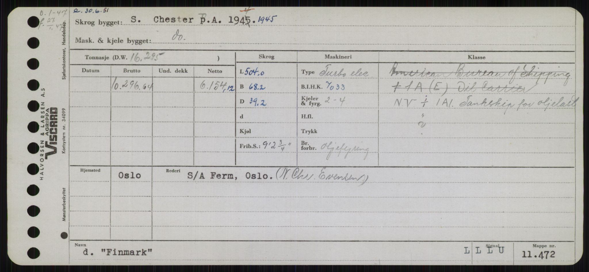 Sjøfartsdirektoratet med forløpere, Skipsmålingen, RA/S-1627/H/Hb/L0002: Fartøy, E-H, p. 133