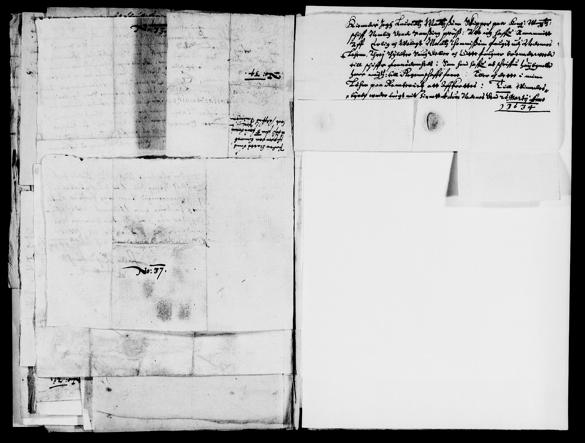 Rentekammeret inntil 1814, Reviderte regnskaper, Lensregnskaper, AV/RA-EA-5023/R/Rb/Rbq/L0022: Nedenes len. Mandals len. Råbyggelag., 1632-1634