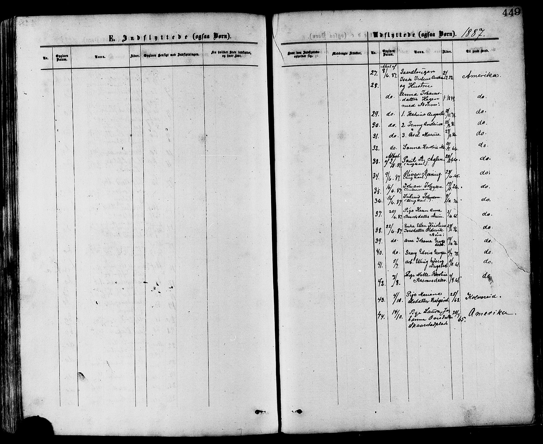 Ministerialprotokoller, klokkerbøker og fødselsregistre - Nord-Trøndelag, SAT/A-1458/773/L0616: Parish register (official) no. 773A07, 1870-1887, p. 449