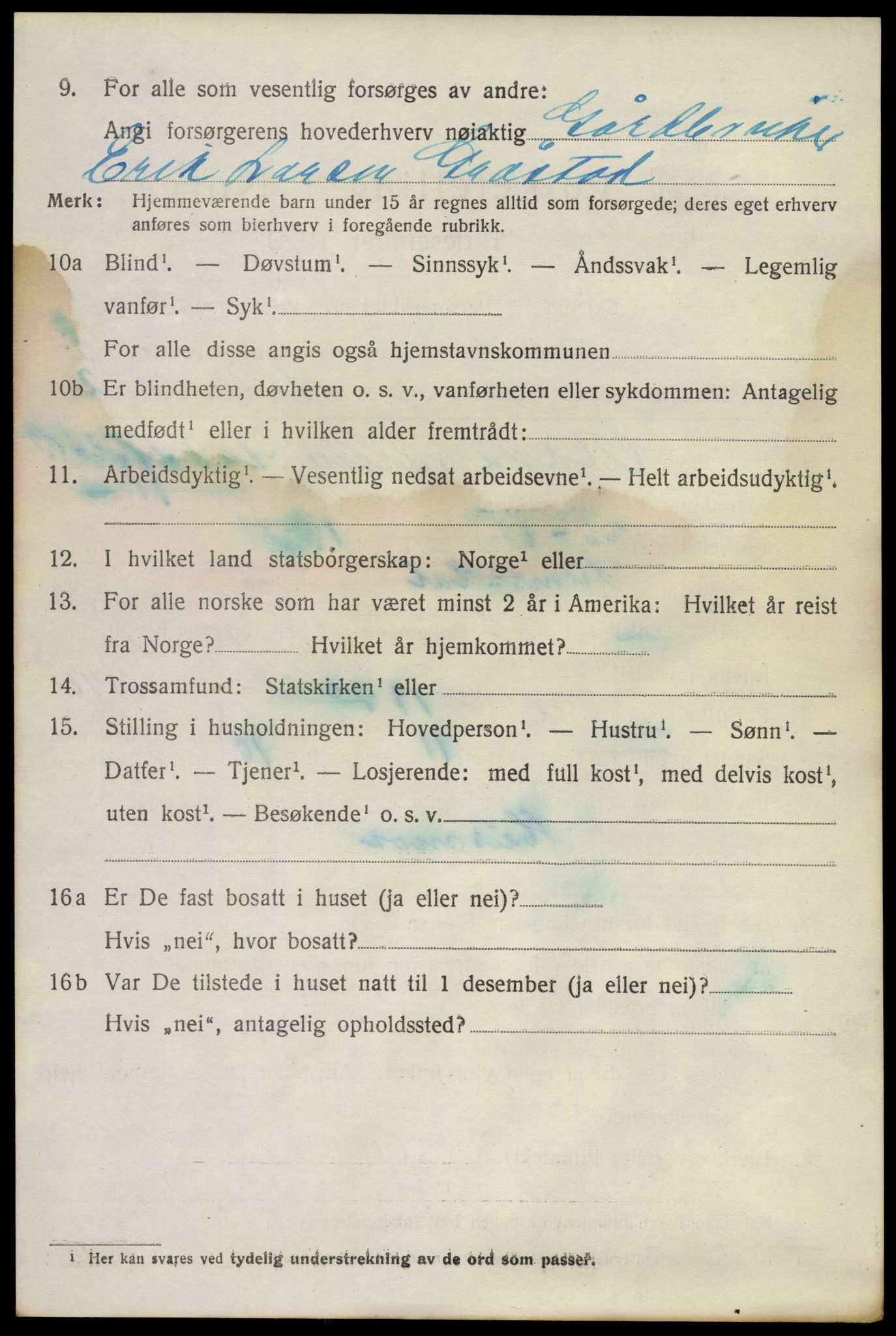 SAKO, 1920 census for Lier, 1920, p. 26087