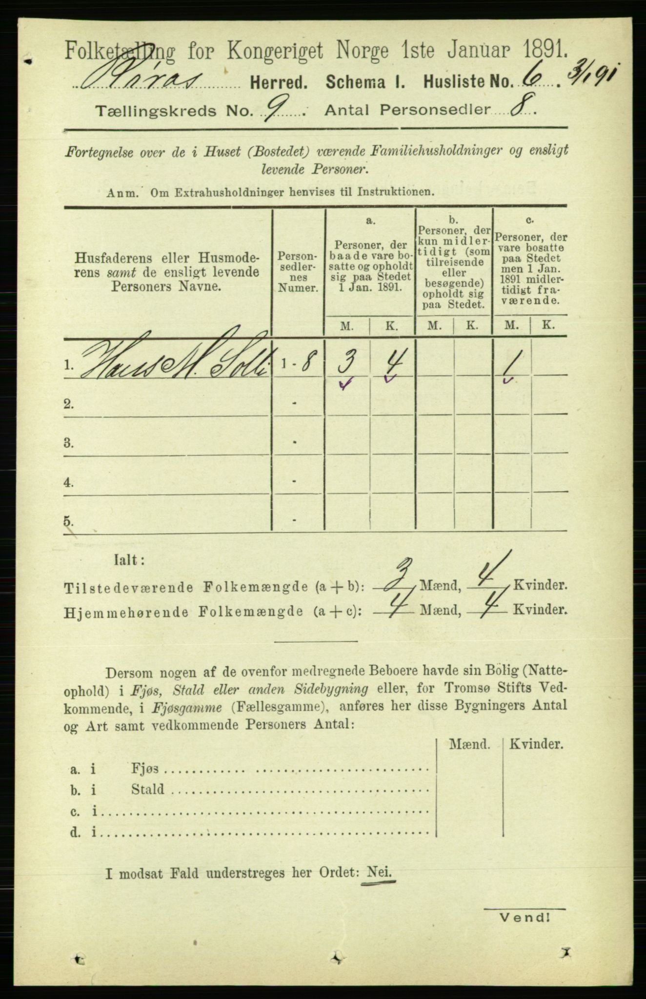 RA, 1891 census for 1640 Røros, 1891, p. 1794