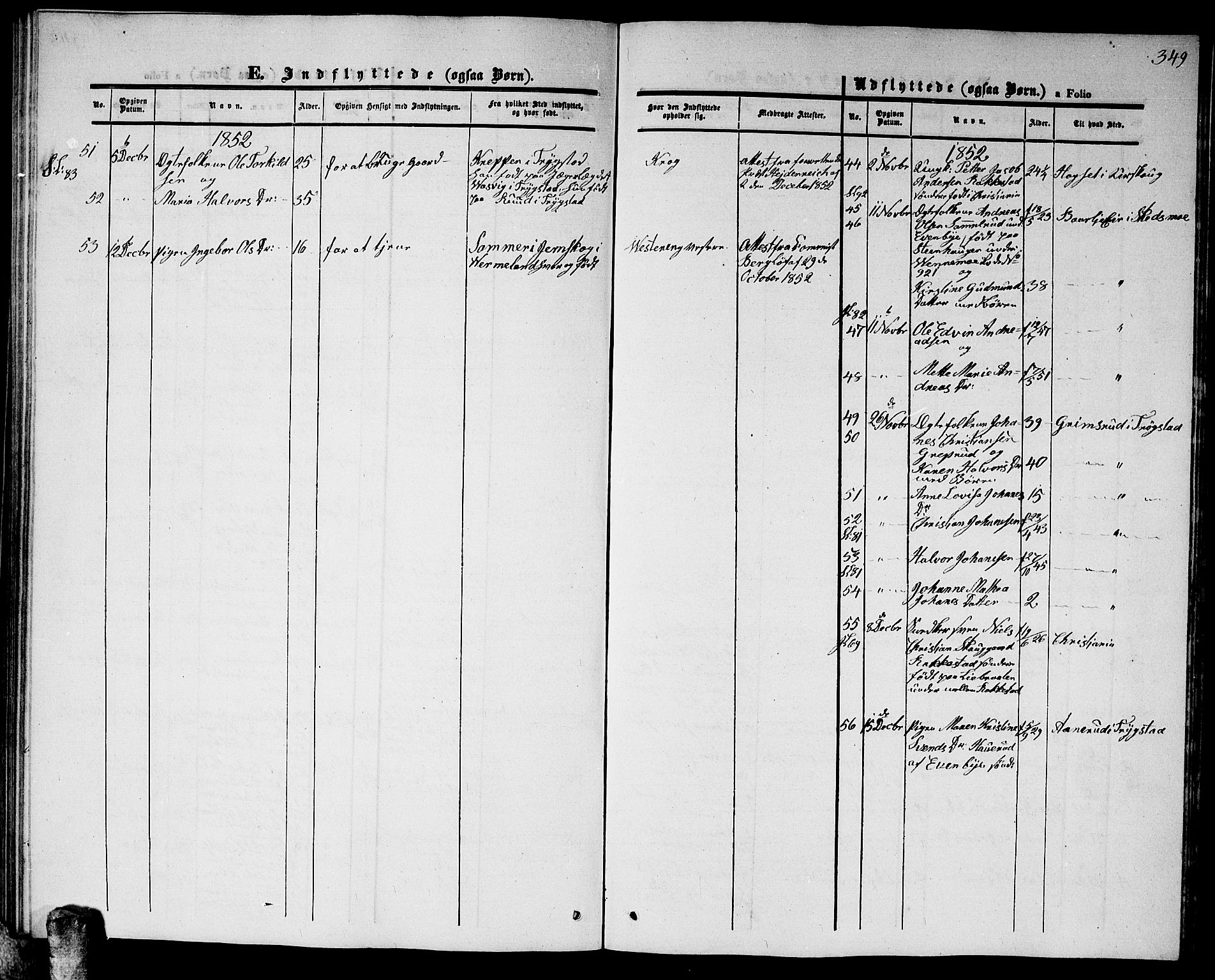 Høland prestekontor Kirkebøker, SAO/A-10346a/G/Ga/L0003: Parish register (copy) no. I 3, 1846-1853, p. 349