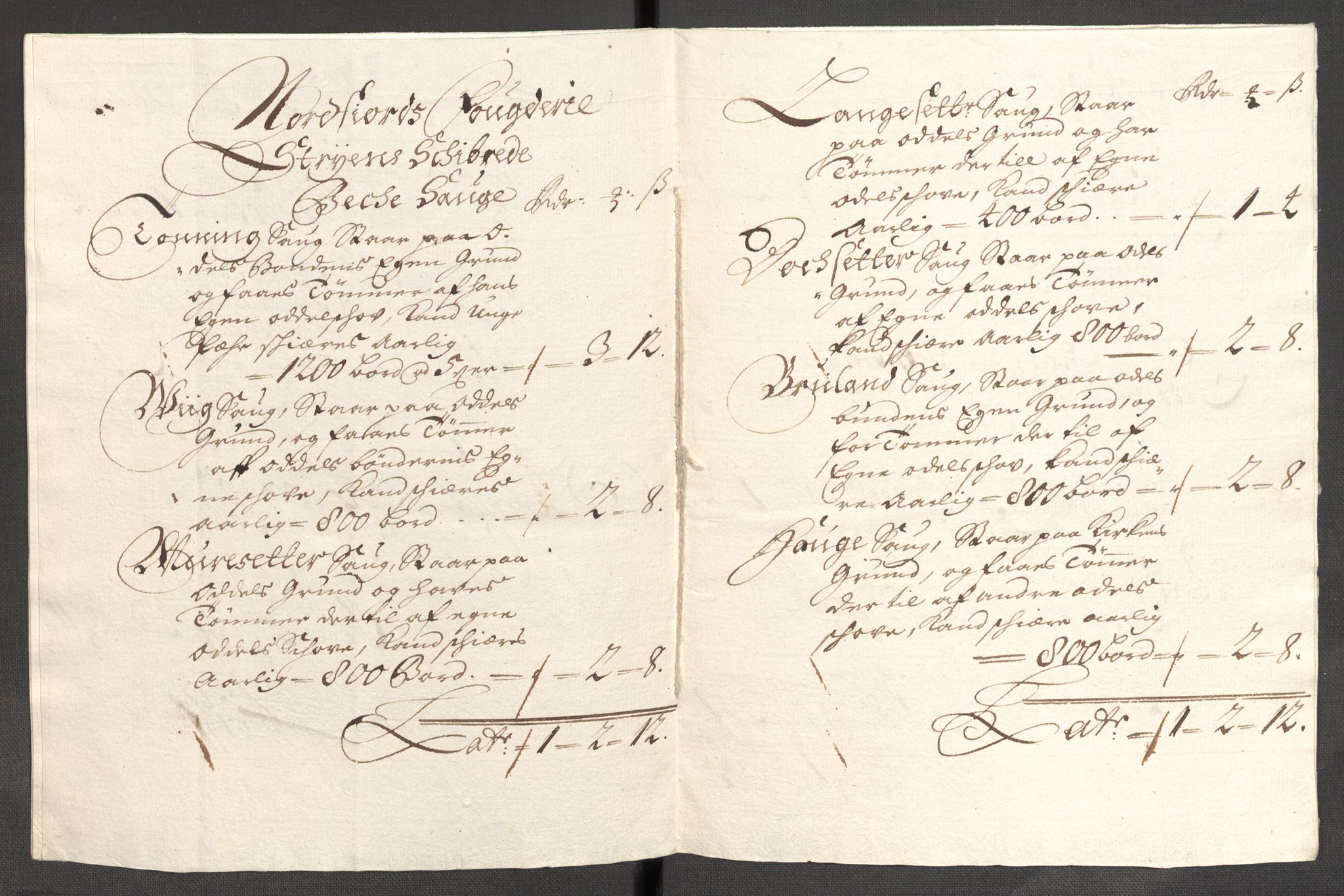 Rentekammeret inntil 1814, Reviderte regnskaper, Fogderegnskap, AV/RA-EA-4092/R53/L3424: Fogderegnskap Sunn- og Nordfjord, 1699, p. 128