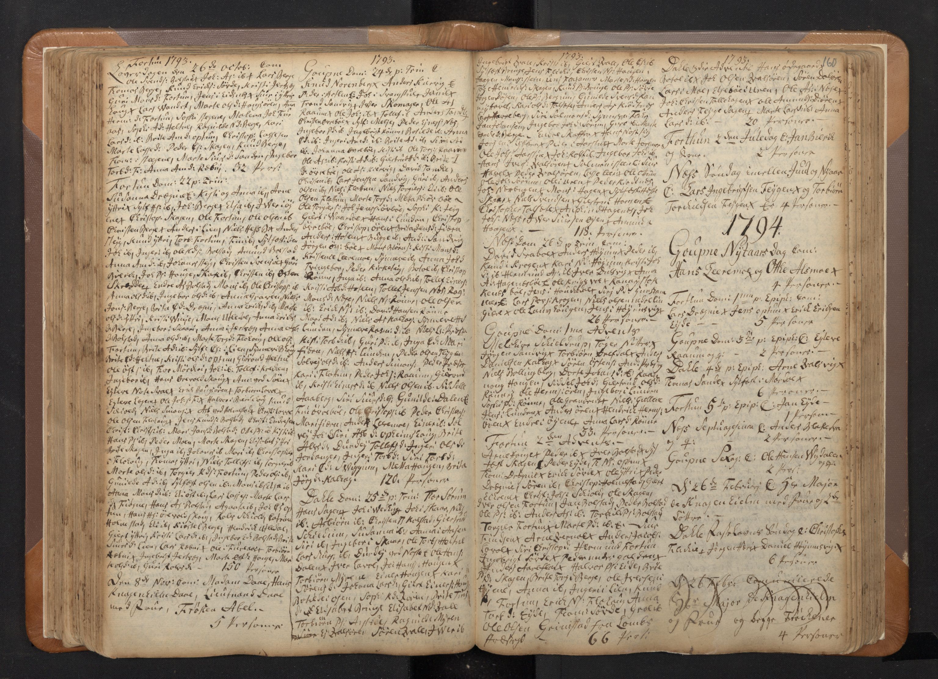Luster sokneprestembete, SAB/A-81101/H/Haa/Haaa/L0002: Parish register (official) no. A 2, 1751-1796, p. 159b-160a