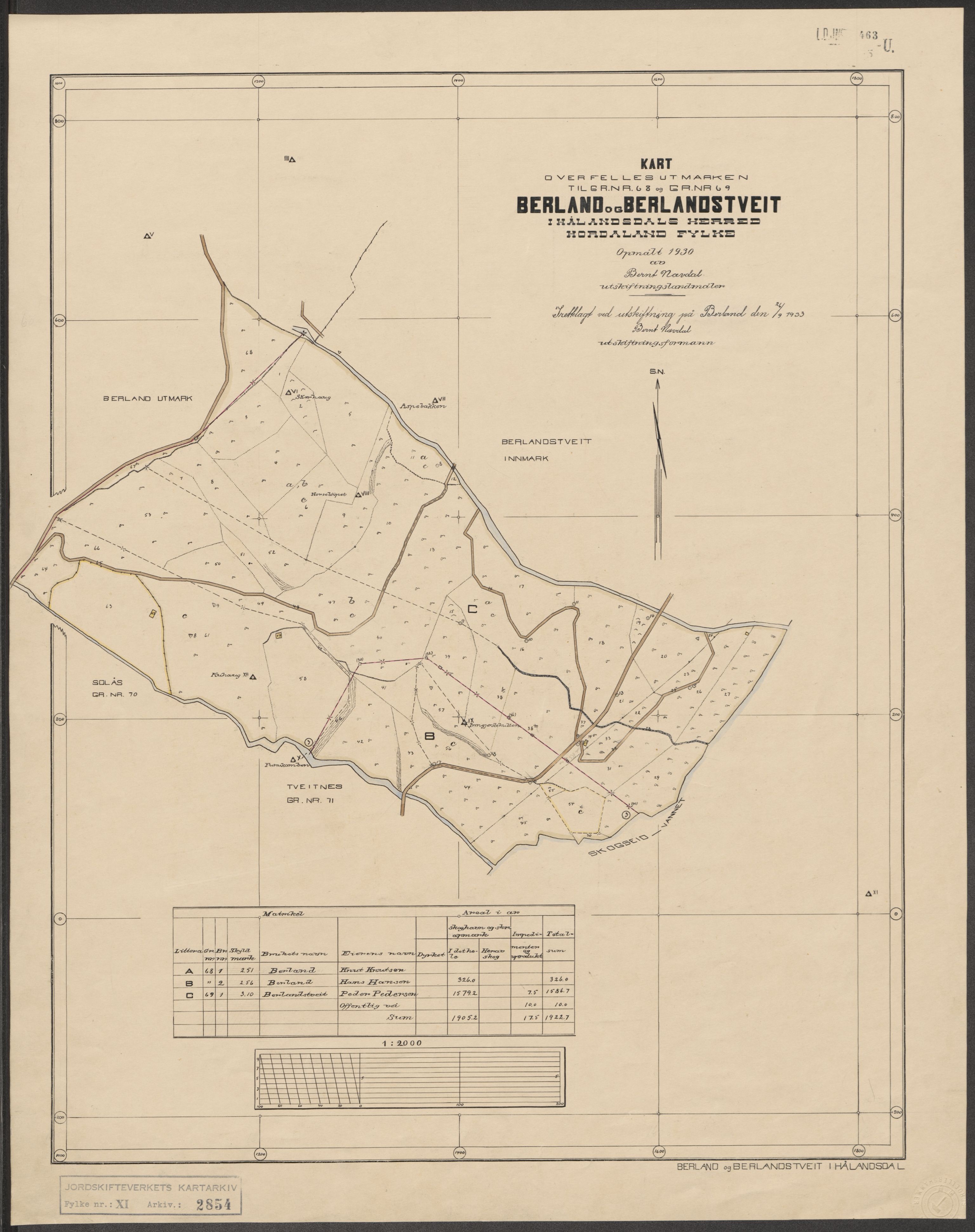 Jordskifteverkets kartarkiv, AV/RA-S-3929/T, 1859-1988, p. 3216