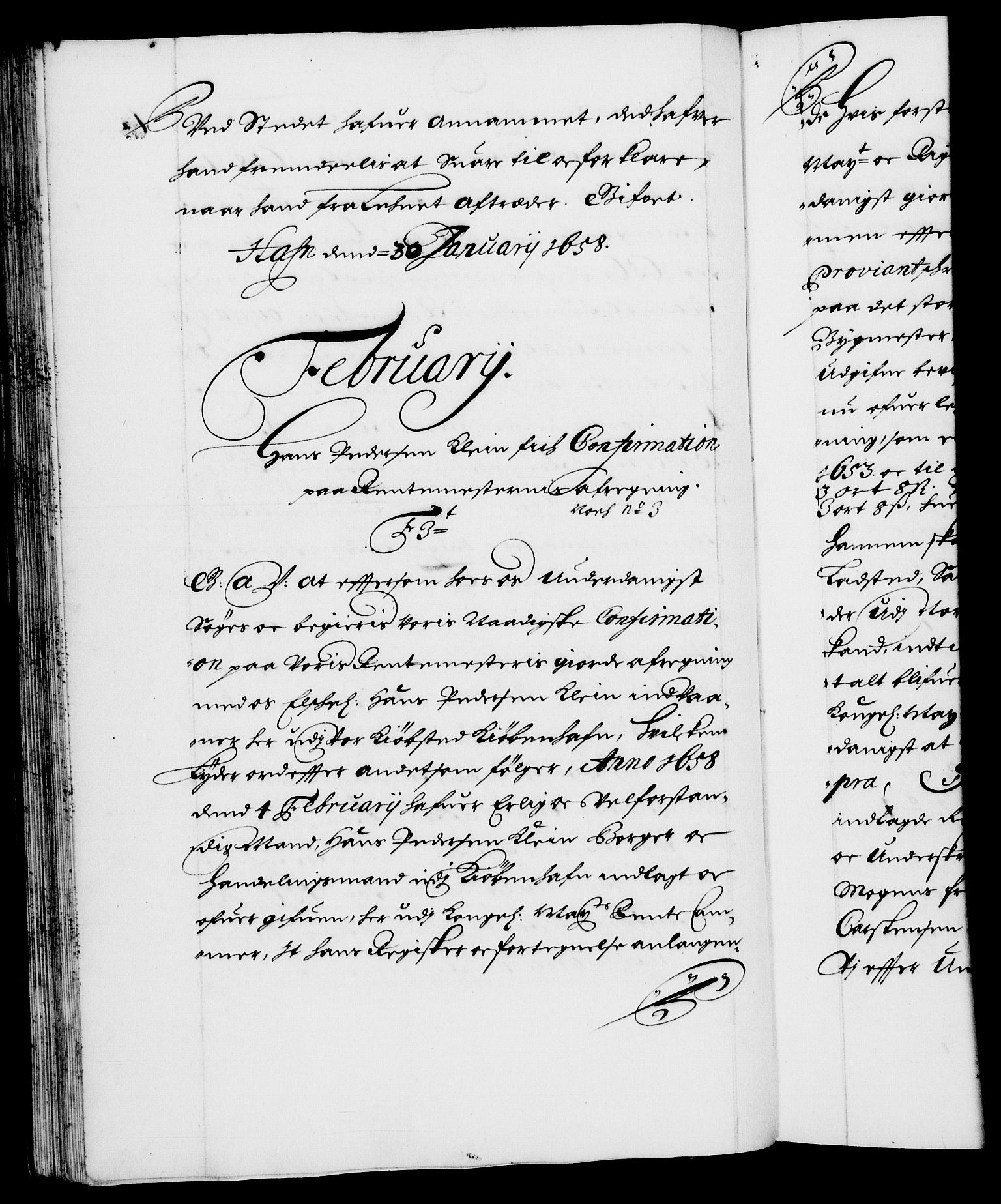 Danske Kanselli 1572-1799, RA/EA-3023/F/Fc/Fca/Fcaa/L0009: Norske registre (mikrofilm), 1657-1660, p. 72b