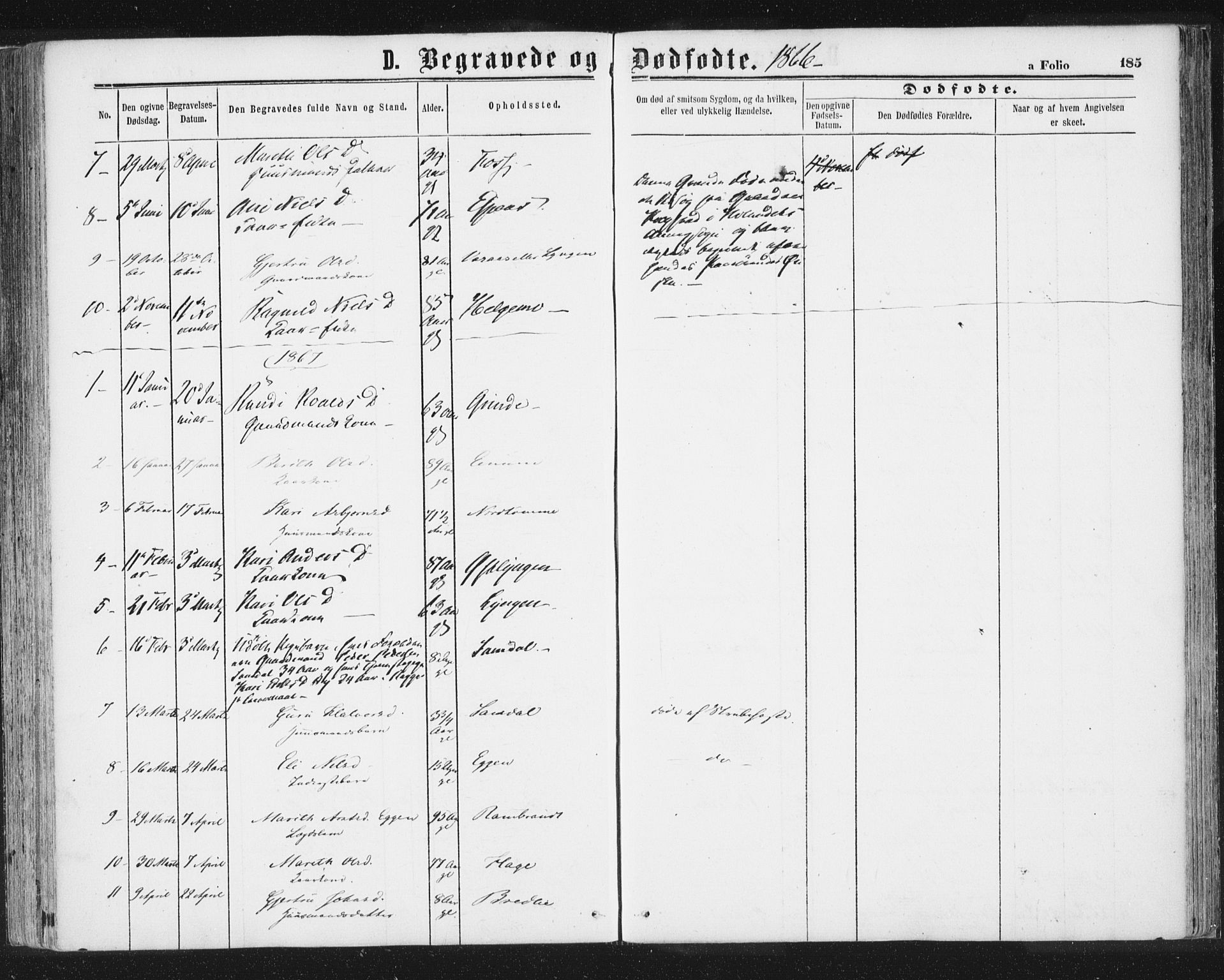 Ministerialprotokoller, klokkerbøker og fødselsregistre - Sør-Trøndelag, SAT/A-1456/692/L1104: Parish register (official) no. 692A04, 1862-1878, p. 185