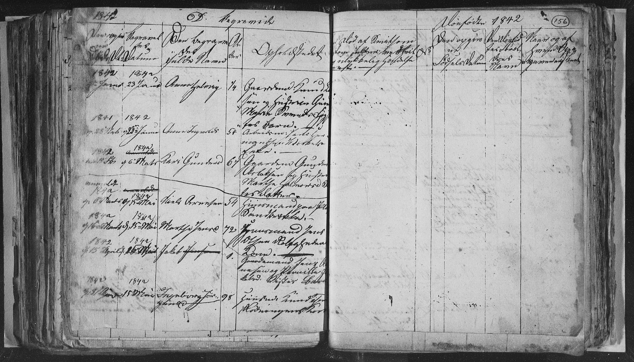 Siljan kirkebøker, SAKO/A-300/G/Ga/L0001: Parish register (copy) no. 1, 1827-1847, p. 156