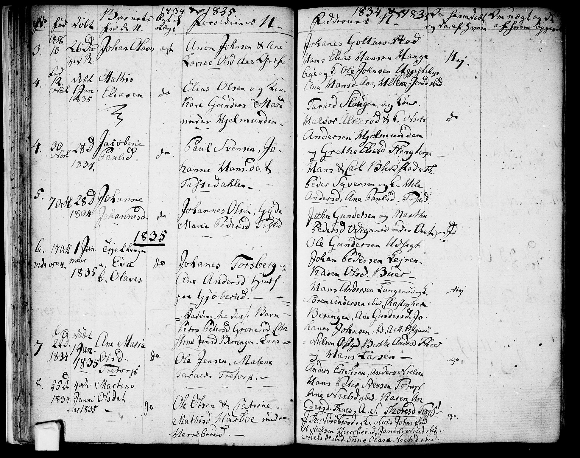 Berg prestekontor Kirkebøker, AV/SAO-A-10902/F/Fa/L0003: Parish register (official) no. I 3, 1832-1842, p. 28