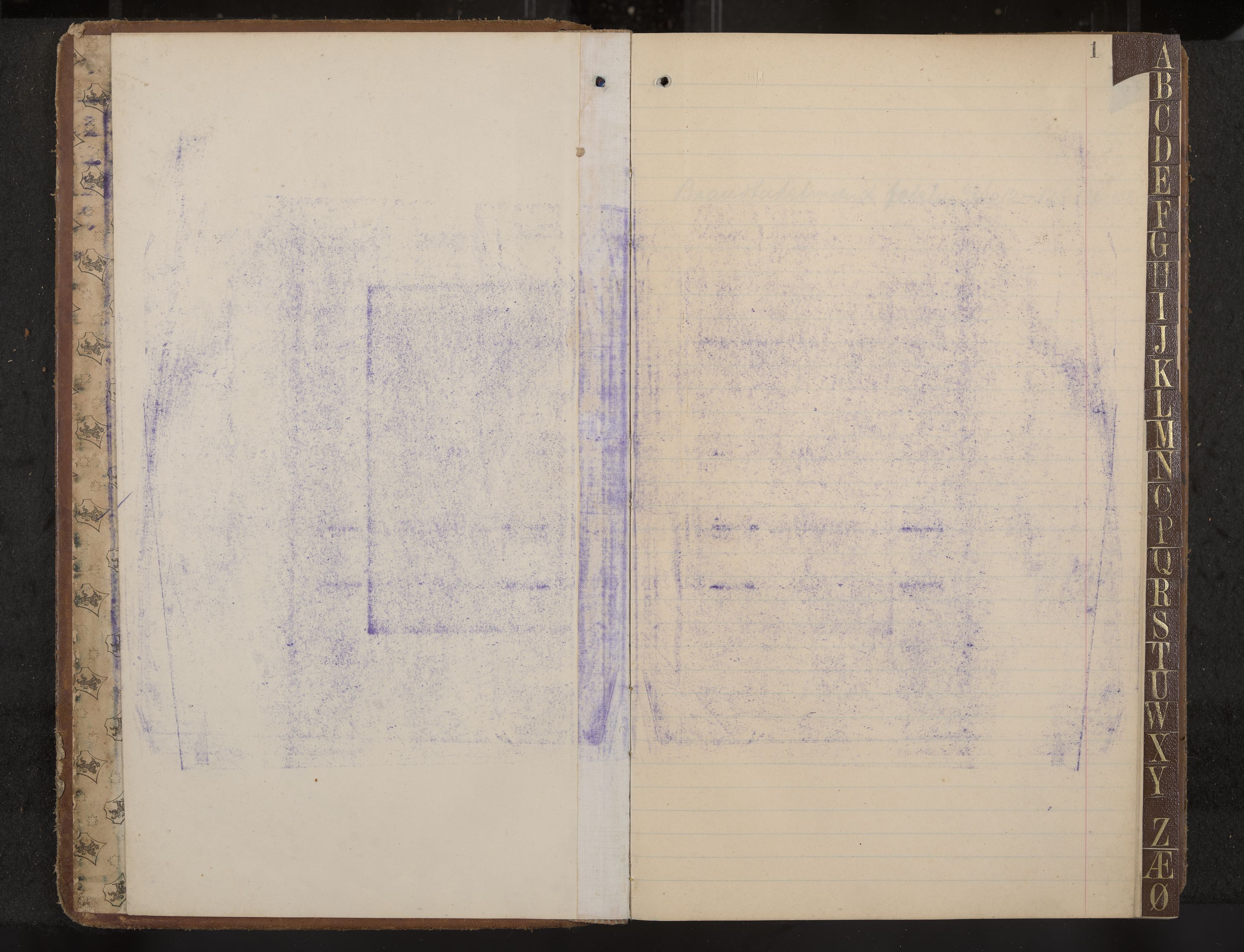 Sandar formannskap og sentraladministrasjon, IKAK/0724021/A/Aa/L0004: Møtebok med register, 1907-1914, p. 1