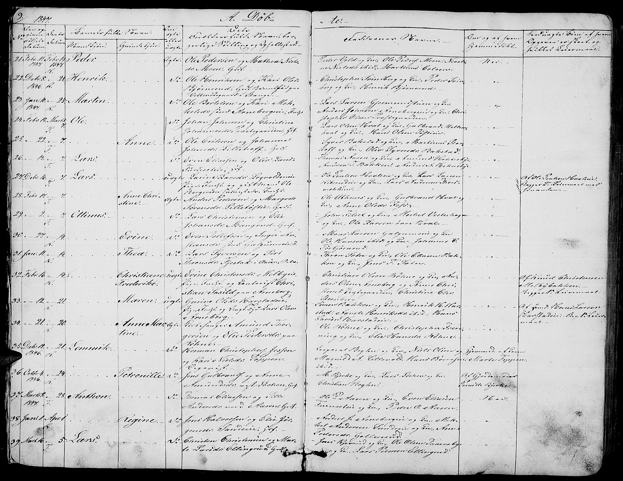 Romedal prestekontor, AV/SAH-PREST-004/L/L0009: Parish register (copy) no. 9, 1846-1866, p. 9