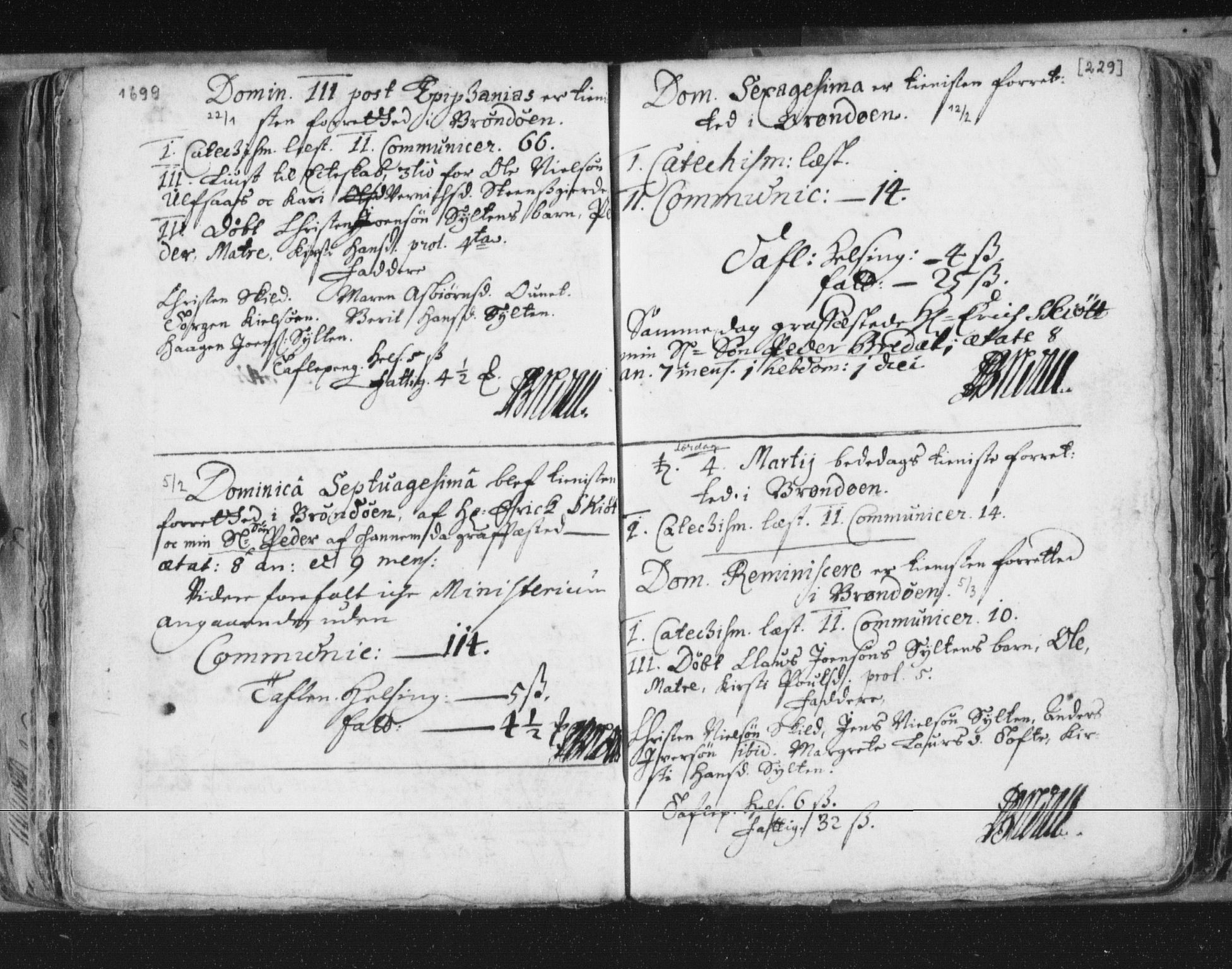 Ministerialprotokoller, klokkerbøker og fødselsregistre - Nordland, SAT/A-1459/813/L0192: Parish register (official) no. 813A02, 1677-1718, p. 229