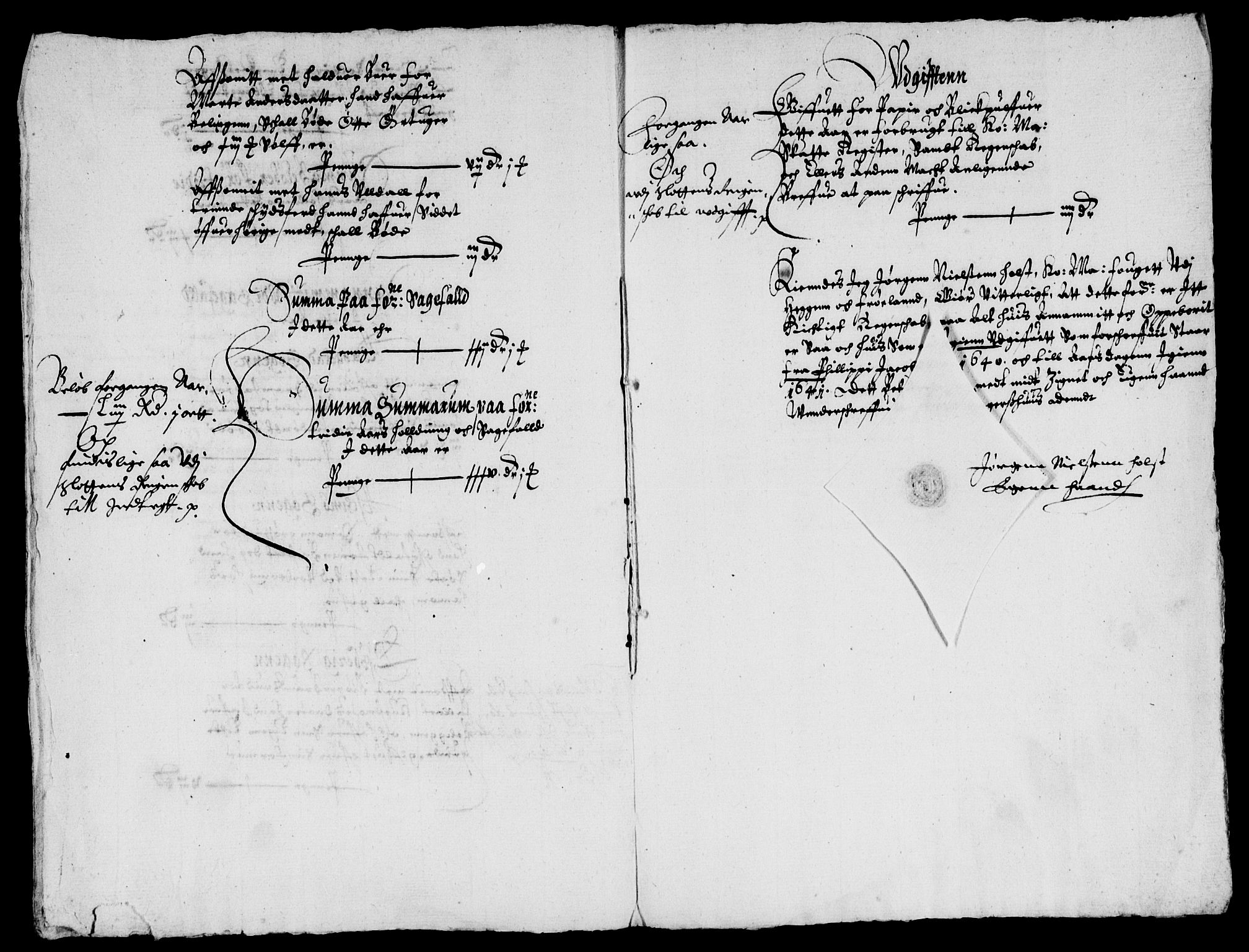 Rentekammeret inntil 1814, Reviderte regnskaper, Lensregnskaper, AV/RA-EA-5023/R/Rb/Rba/L0151: Akershus len, 1640-1641