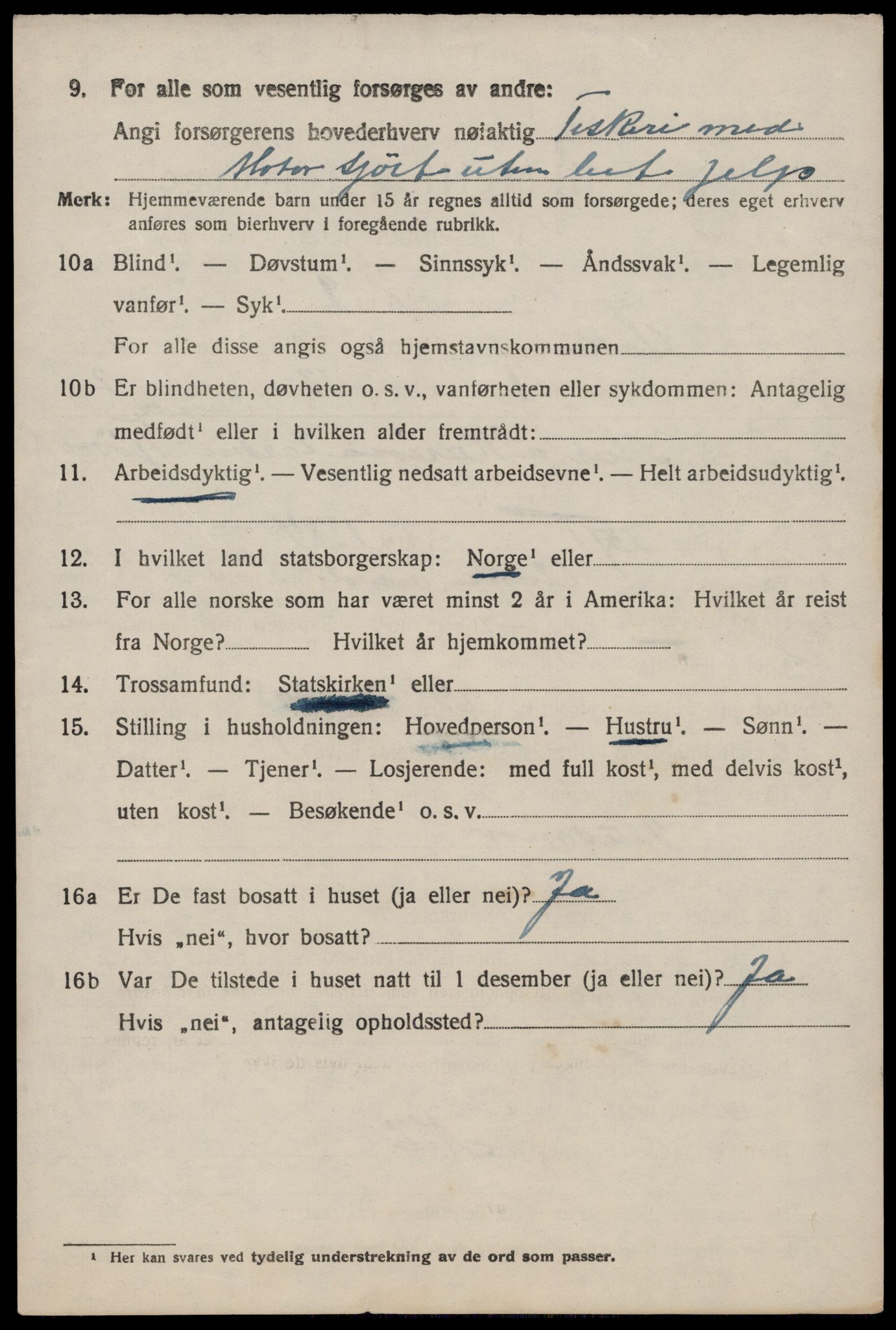 SAST, 1920 census for Åkra, 1920, p. 4329