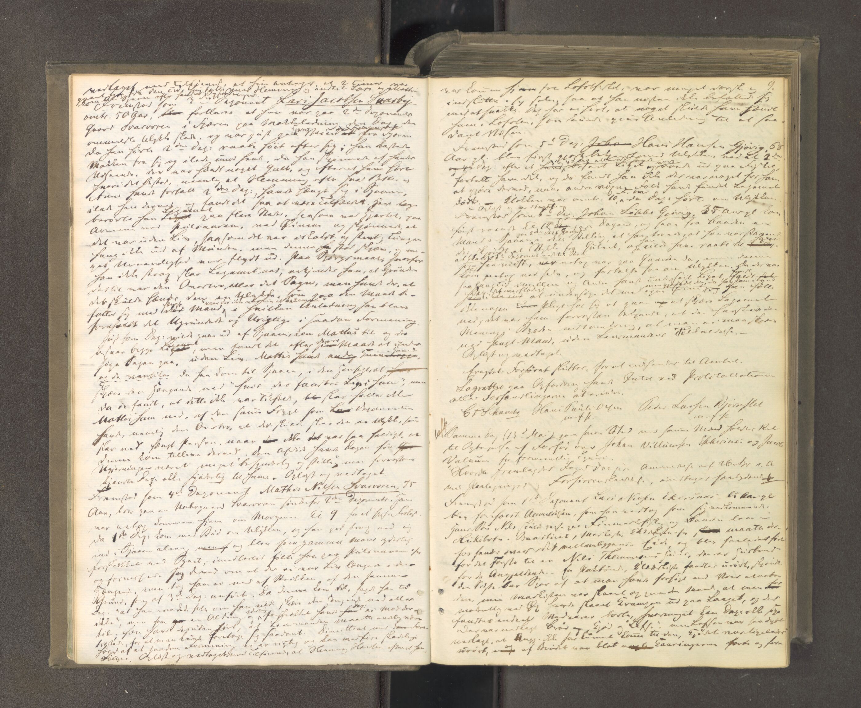 Tromsø sorenskriveri 1855-, AV/SATØ-S-0050/F/Fe/L0126: Ekstrarettsprotokoll med register, 1862-1864, p. 8b-9a